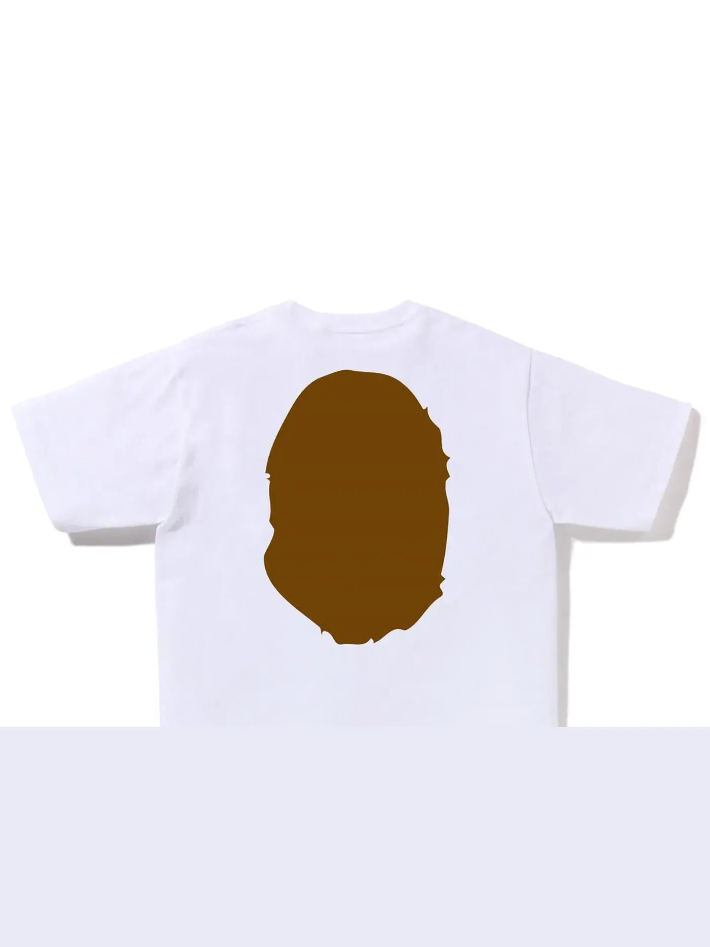 Мужская футболка с принтом BAPE Big Ape Head Tee (SS23) BAPE — изображение 2 из 2, белый