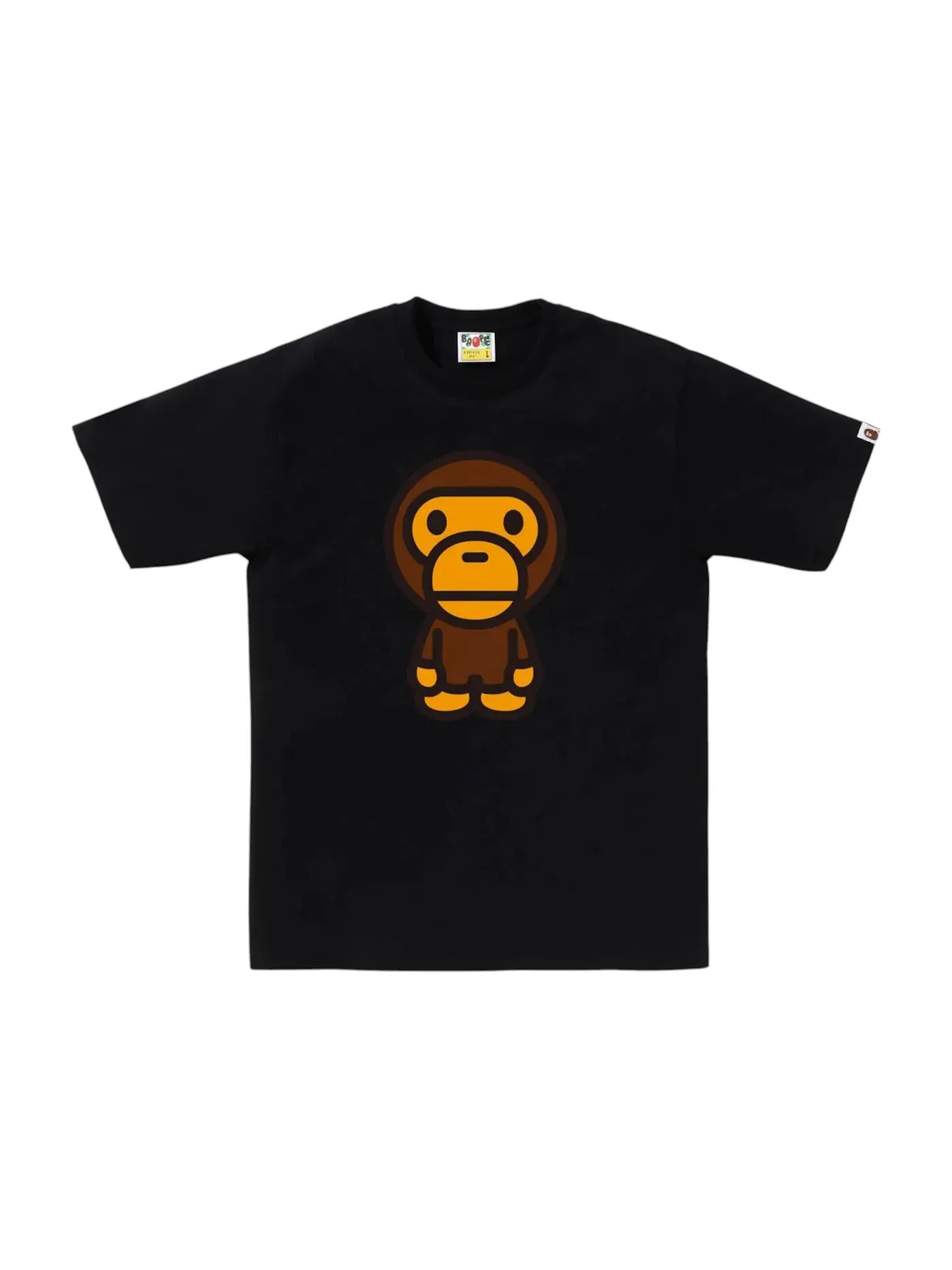 Мужская футболка с принтом BAPE Big Baby Milo Tee (SS25) BAPE — изображение 1 из 1, черный