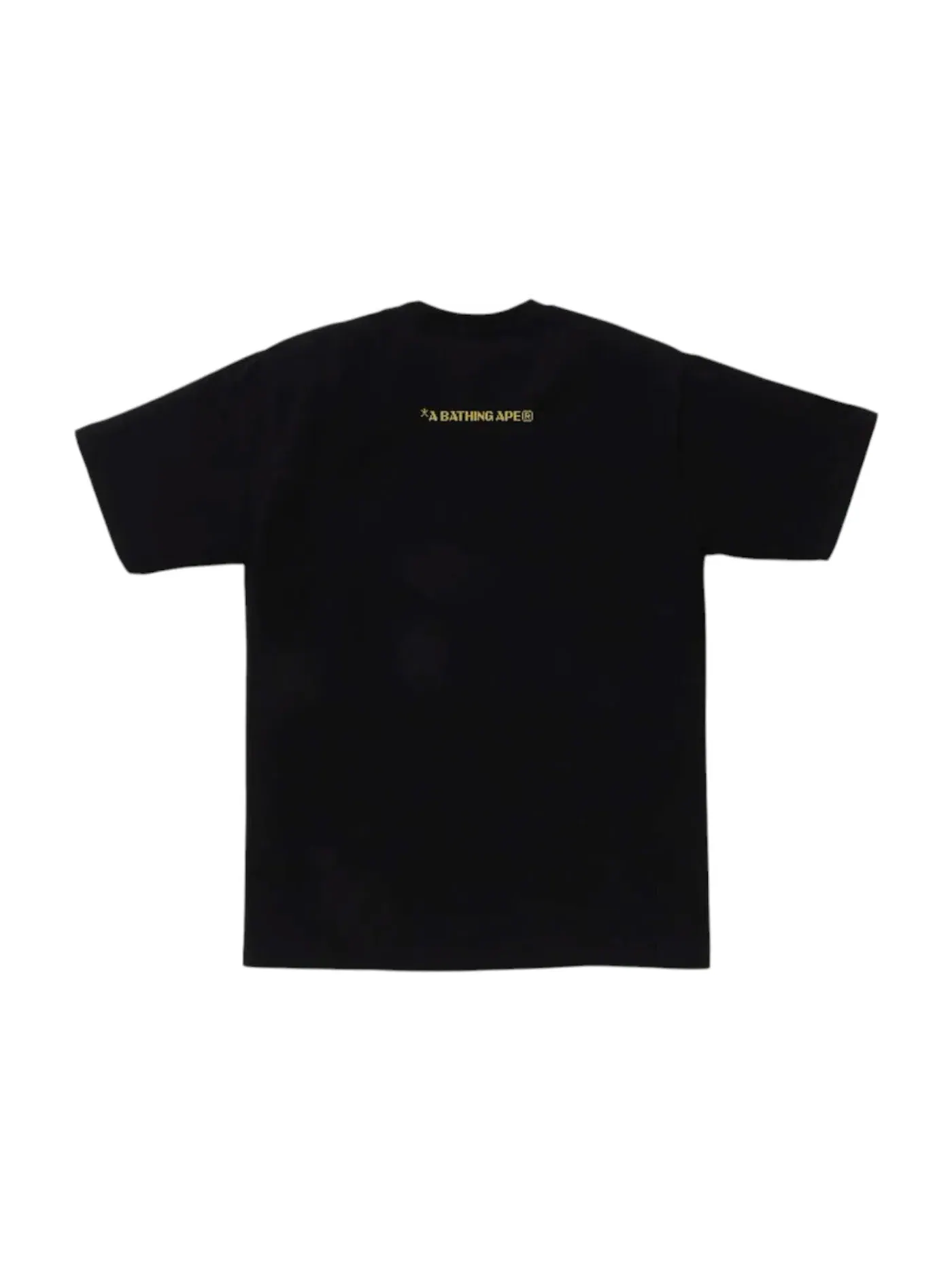 Мужская футболка с принтом BAPE Bitmap Logo Tee BAPE — изображение 2 из 2, черный