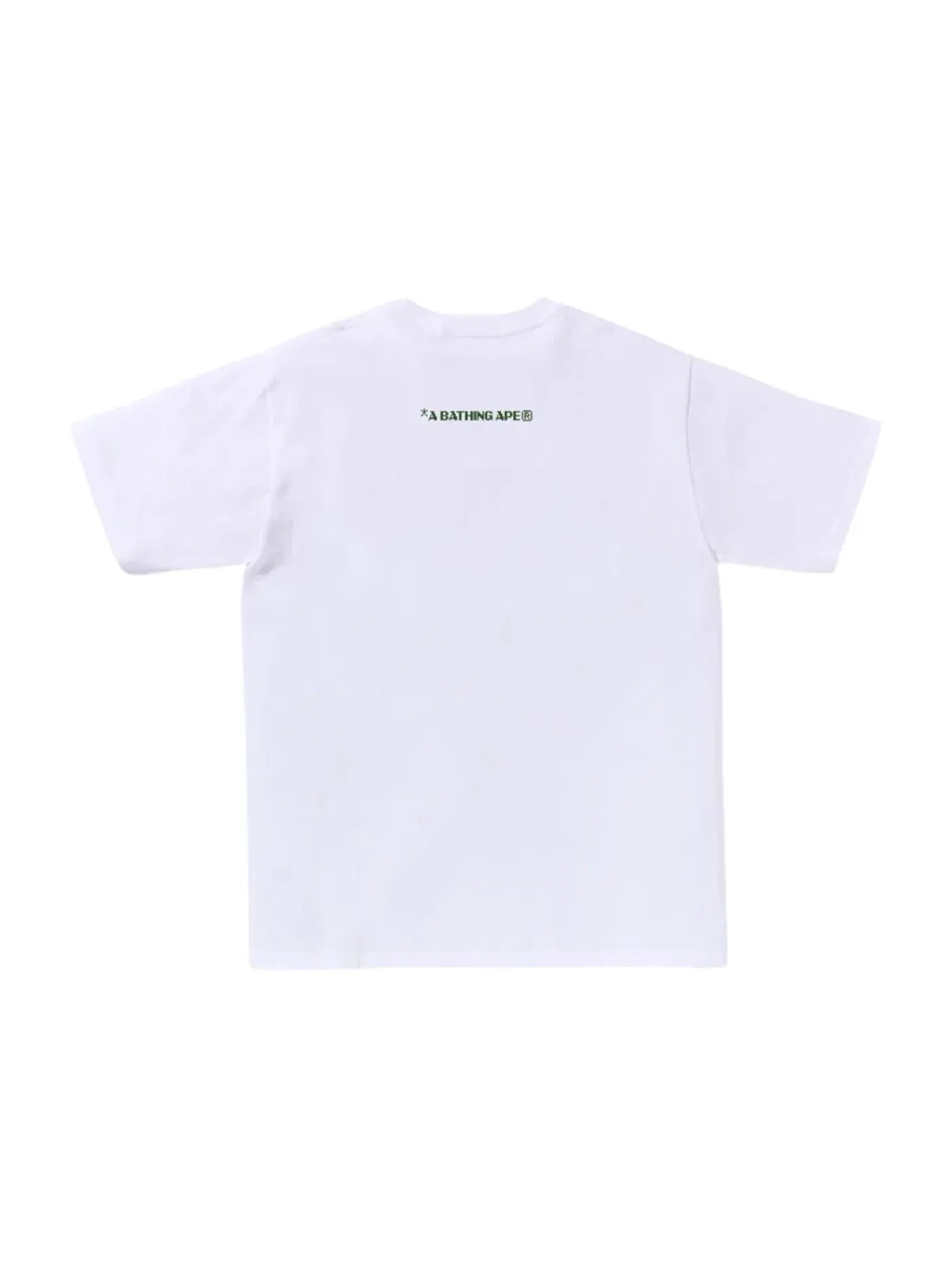 Мужская футболка с принтом BAPE Bitmap Logo Tee BAPE — изображение 2 из 2, белый