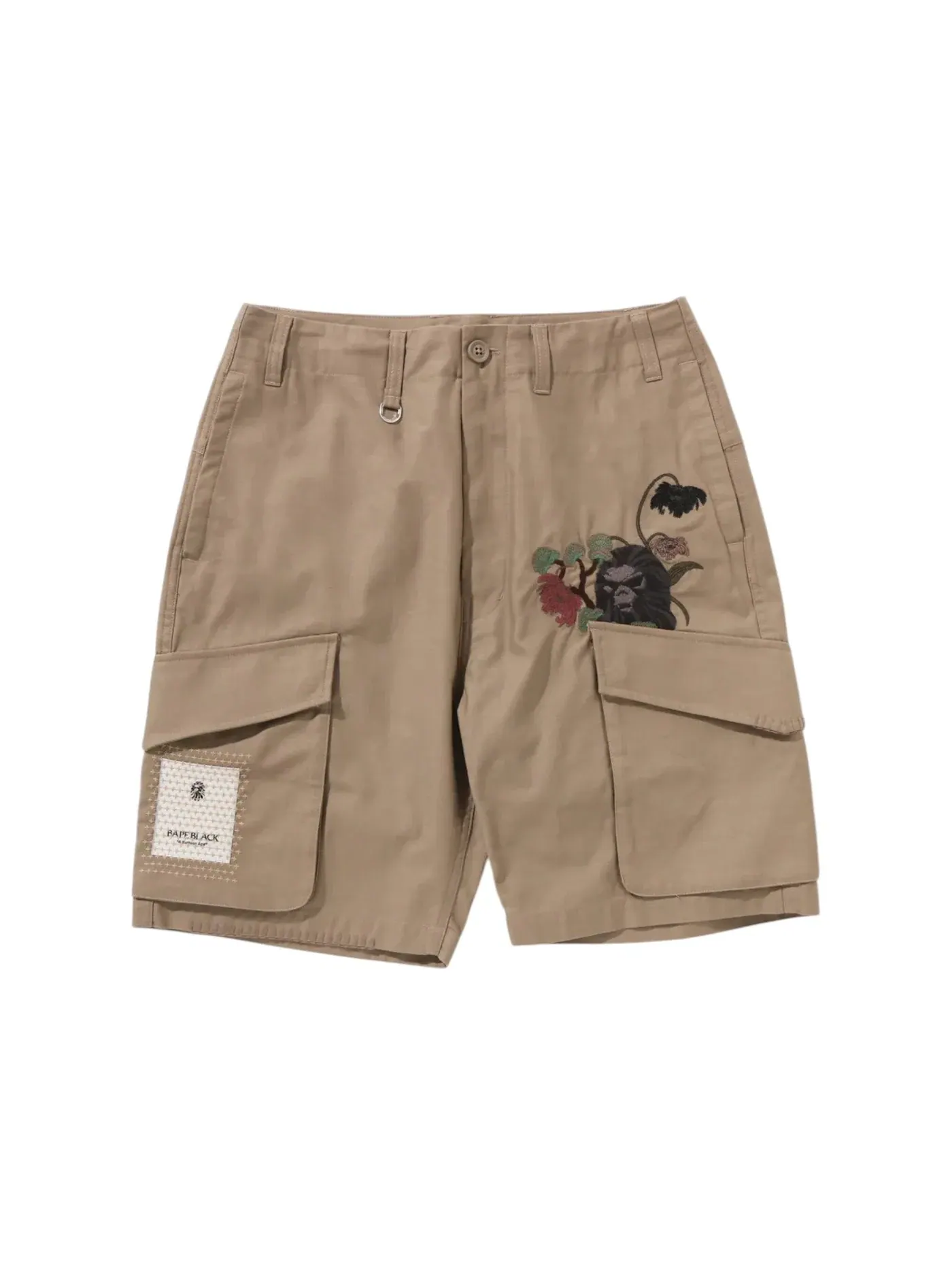 Мужские шорты с принтом BAPE Shorts — изображение 1 из 1, бежевый