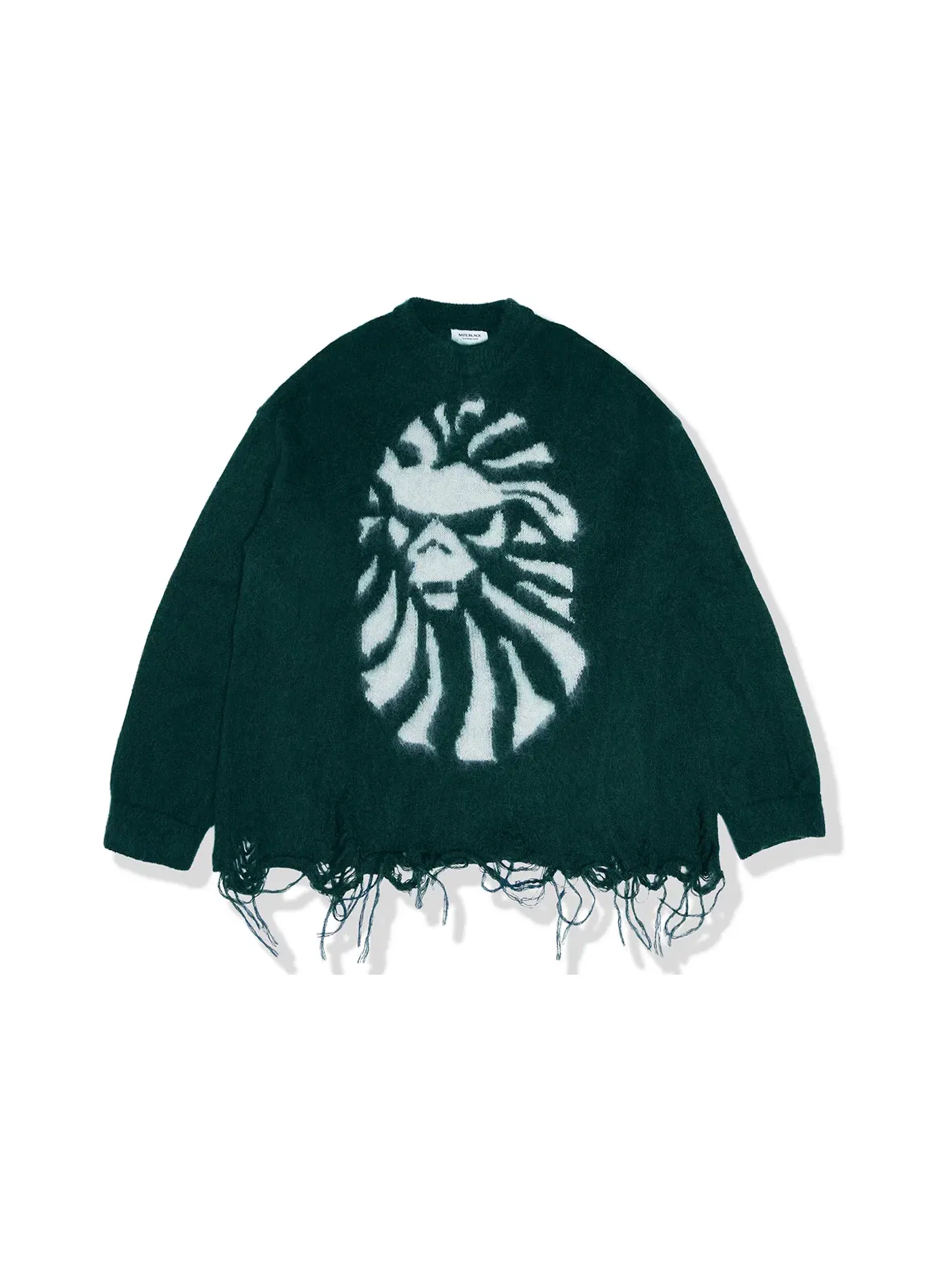 Мужской свитшот с принтом BAPE Sweater BAPE — изображение 1 из 1, зеленый