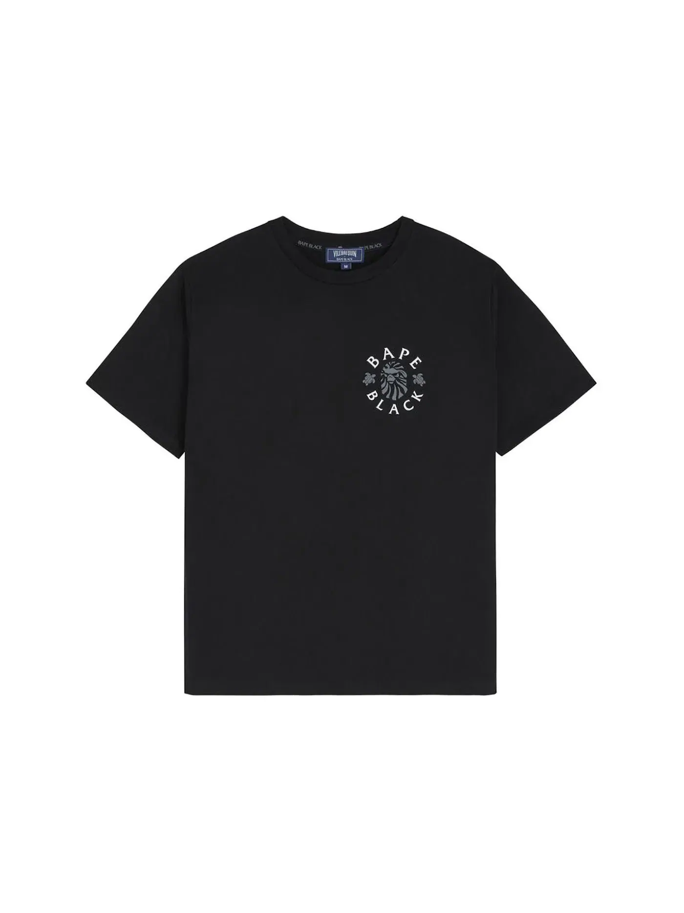 Мужская футболка с принтом BAPE BLACK x Vilebrequin Front Print Tee BAPE — изображение 1 из 2, черный