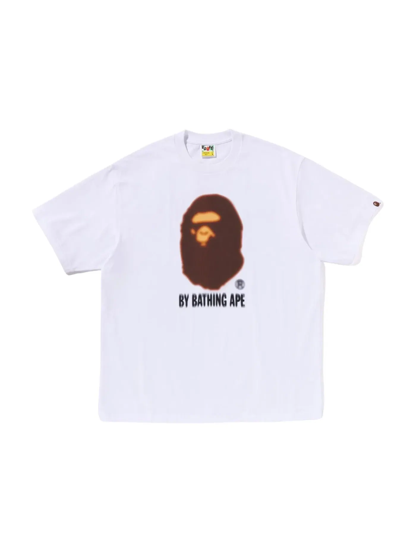 Мужская футболка свободного кроя BAPE Blur By Bathing Ape Relaxed Fit Tee — изображение 1 из 1, белый