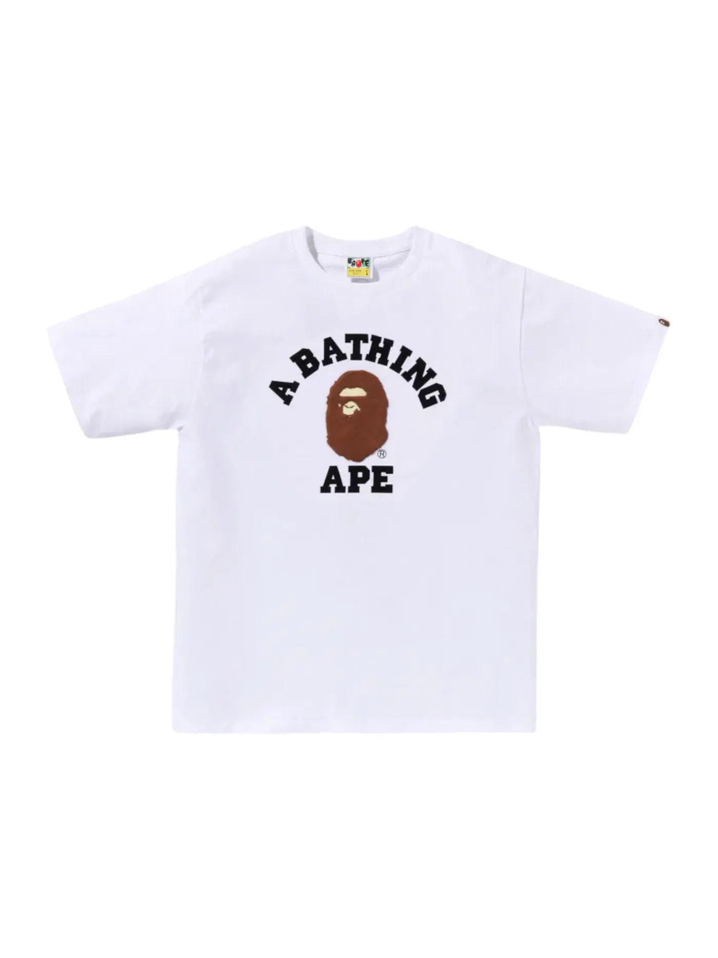 Мужская футболка с принтом BAPE Boa College BAPEC Tee (JP Online Exclusive) — изображение 1 из 1, белый