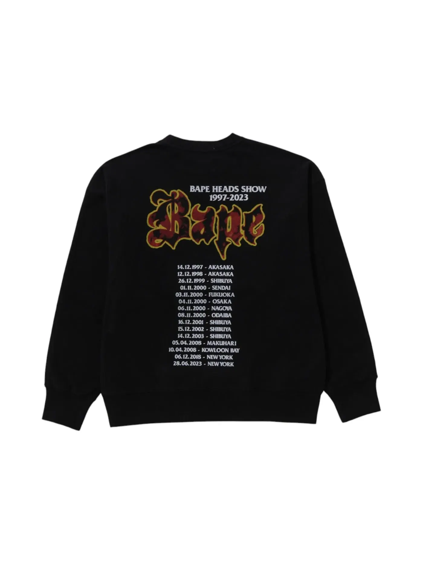 Мужской свитшот с принтом BAPE Boombox Crewneck — изображение 2 из 2, черный