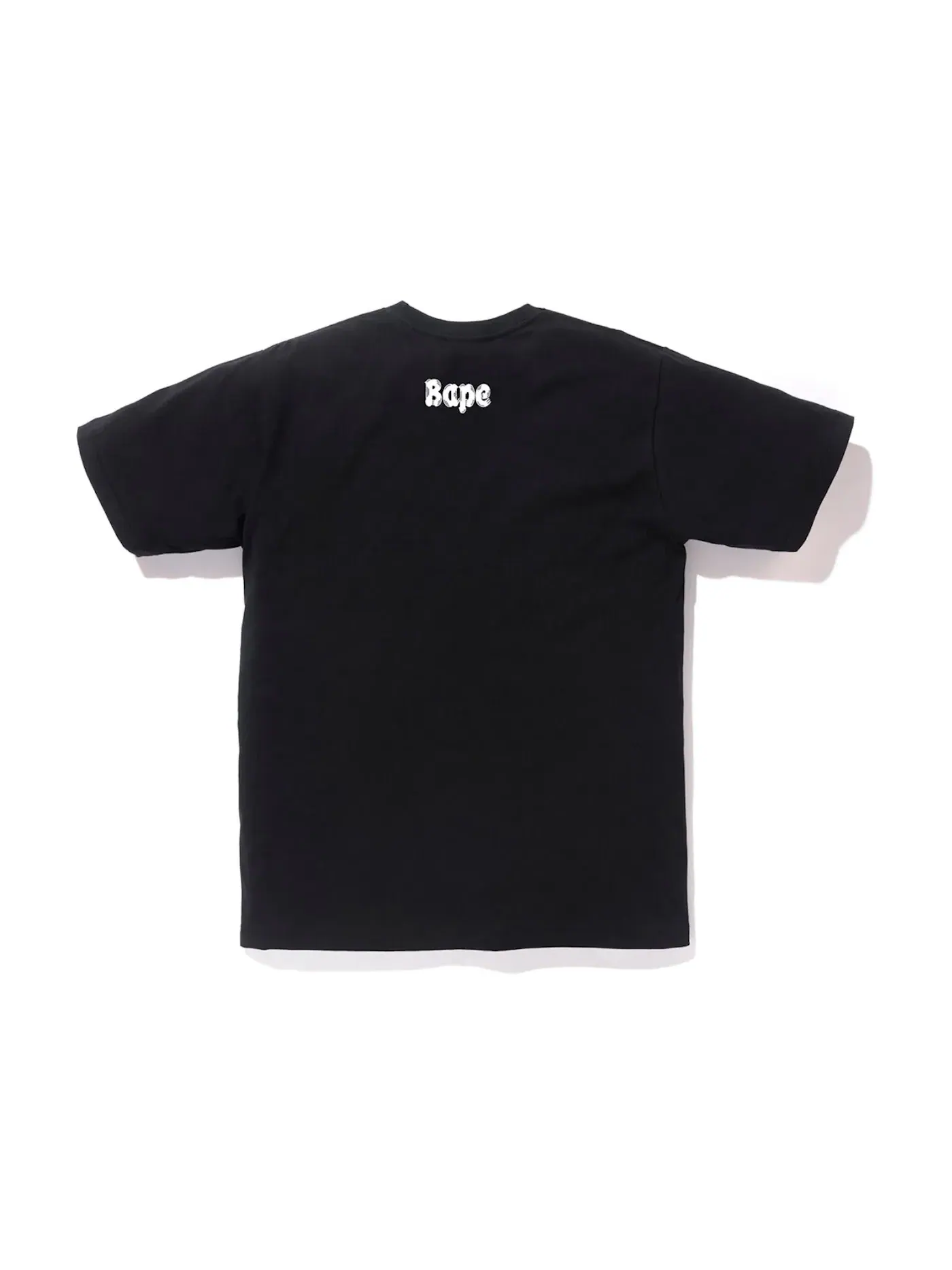 Мужская футболка с принтом BAPE Brush Baby Milo Tee BAPE — изображение 2 из 2, черный
