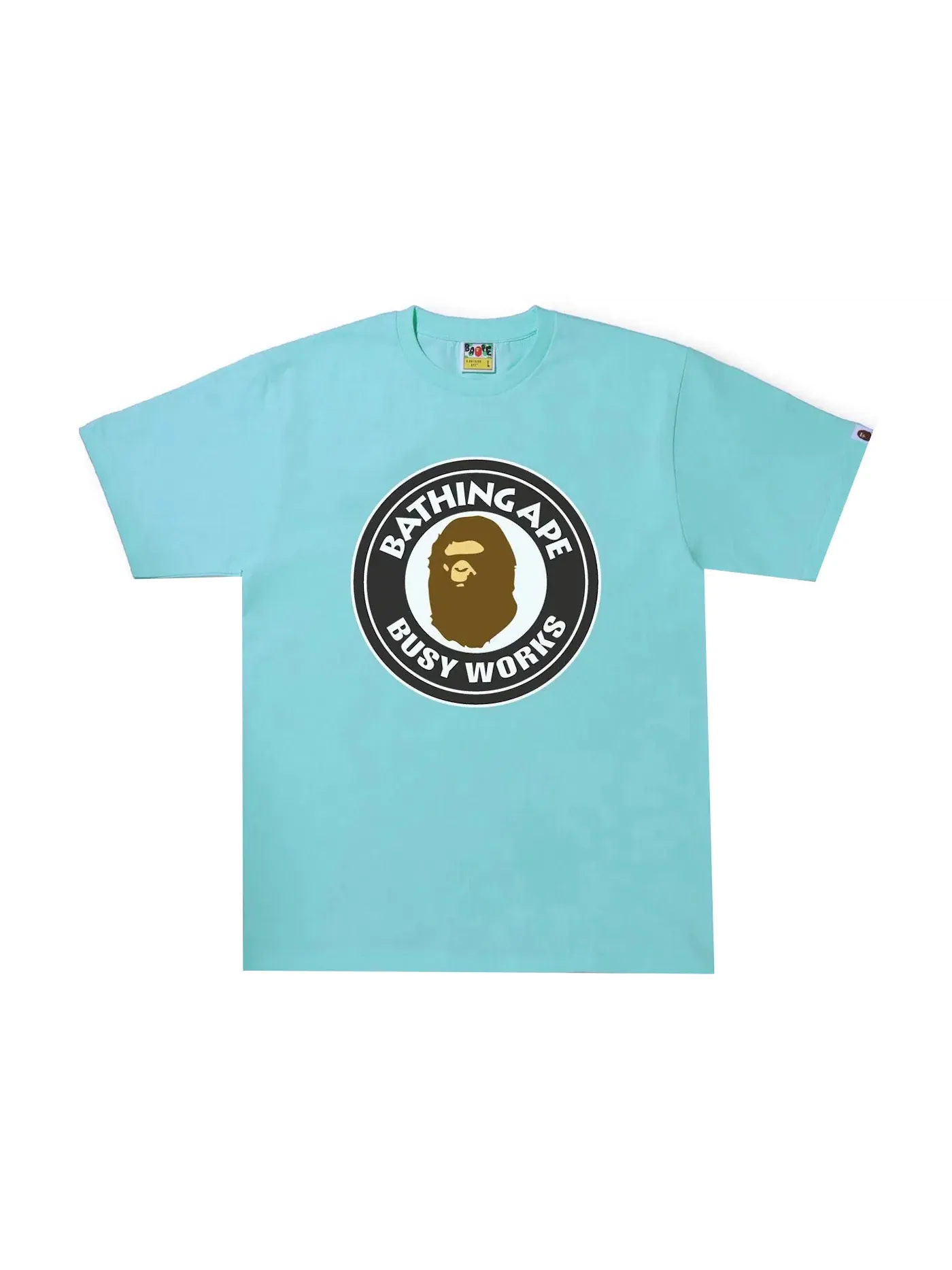 Мужская футболка с принтом BAPE Tee, Sax — изображение 1 из 1