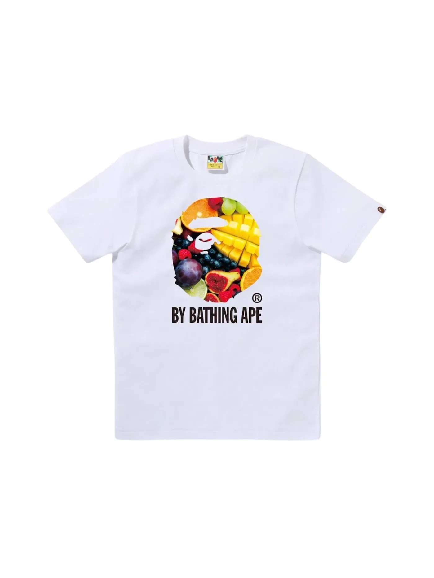 Женская футболка с принтом Tee BAPE — изображение 1 из 1, белый