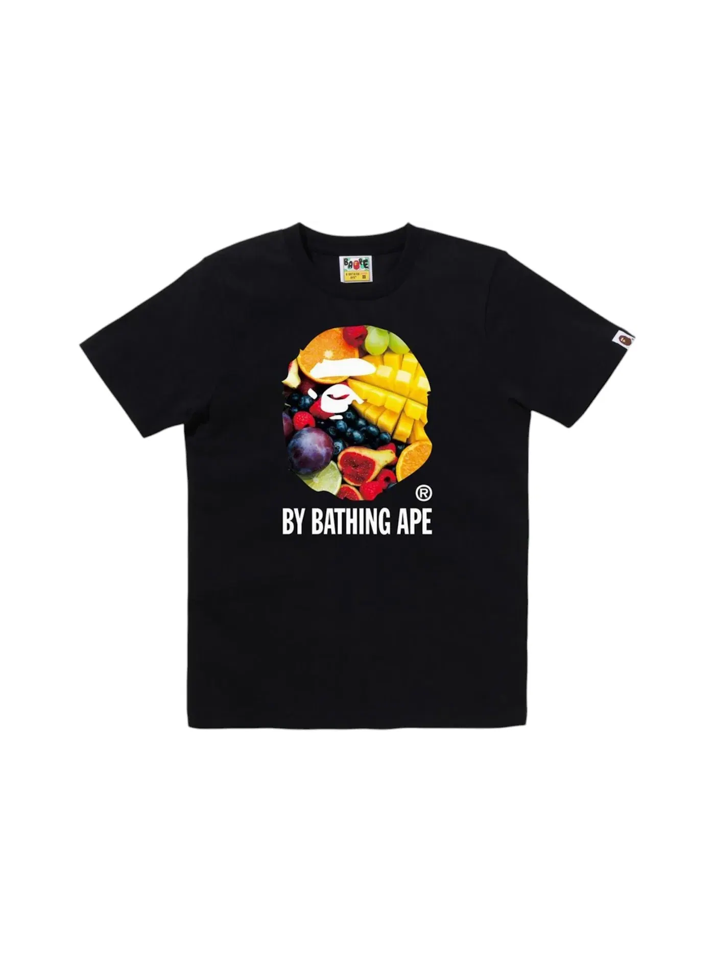 Женская футболка с принтом Tee BAPE — изображение 1 из 1, черный
