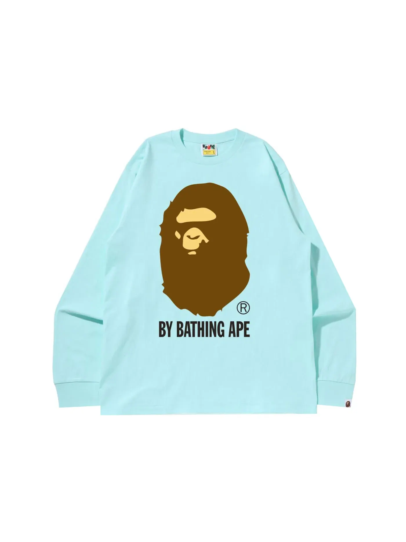 Мужская футболка с длинным рукавом L/S Tee (SS22) BAPE, Sax — изображение 1 из 1