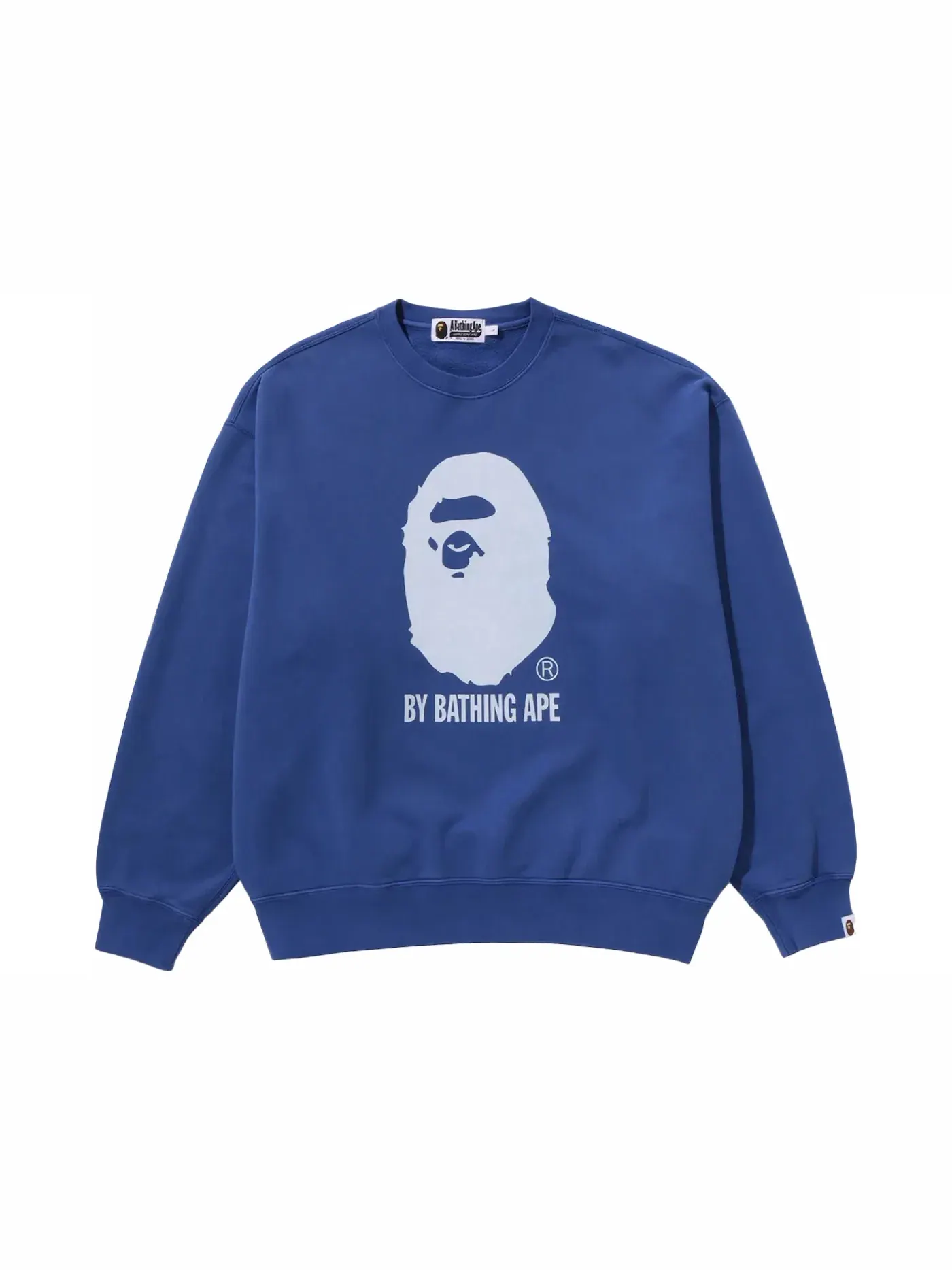 Мужской свитшот BAPE Crewneck — изображение 1 из 1, синий