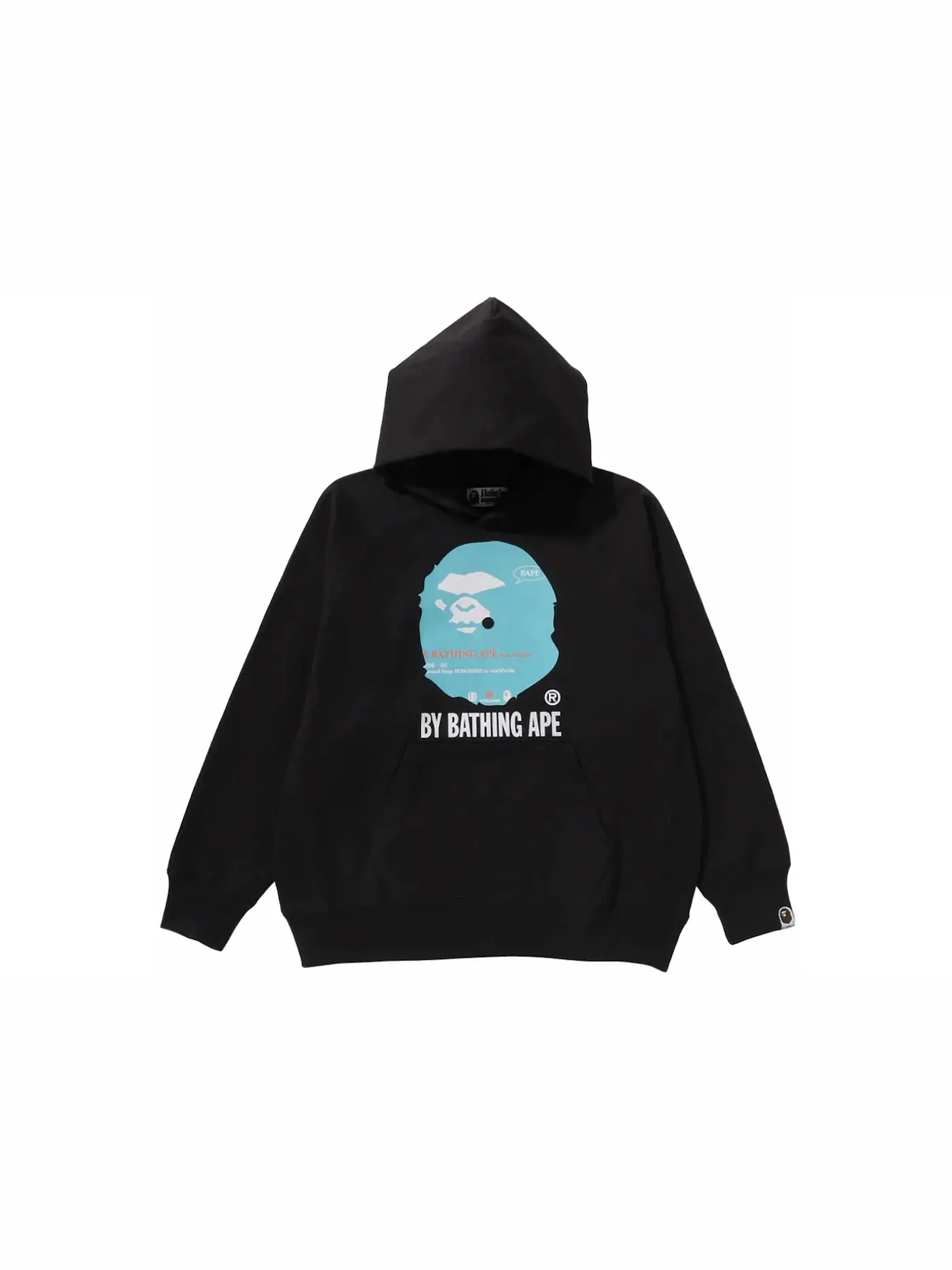 Мужской пуловер с капюшоном BAPE — изображение 1 из 2, черный