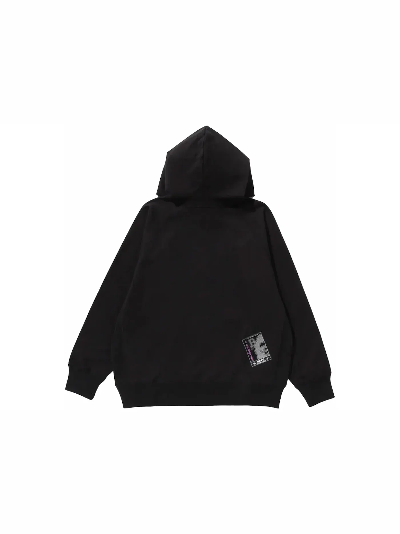 Мужской пуловер с капюшоном BAPE — изображение 2 из 2, черный