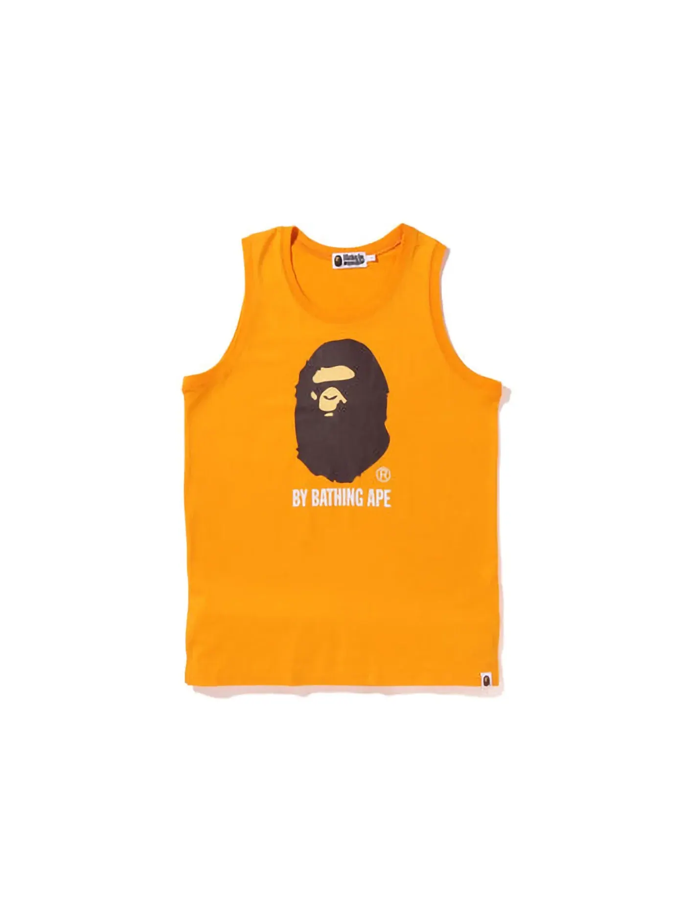 Мужской топ-майка с принтом Tank Top (SS22) BAPE — изображение 1 из 1, оранжевый