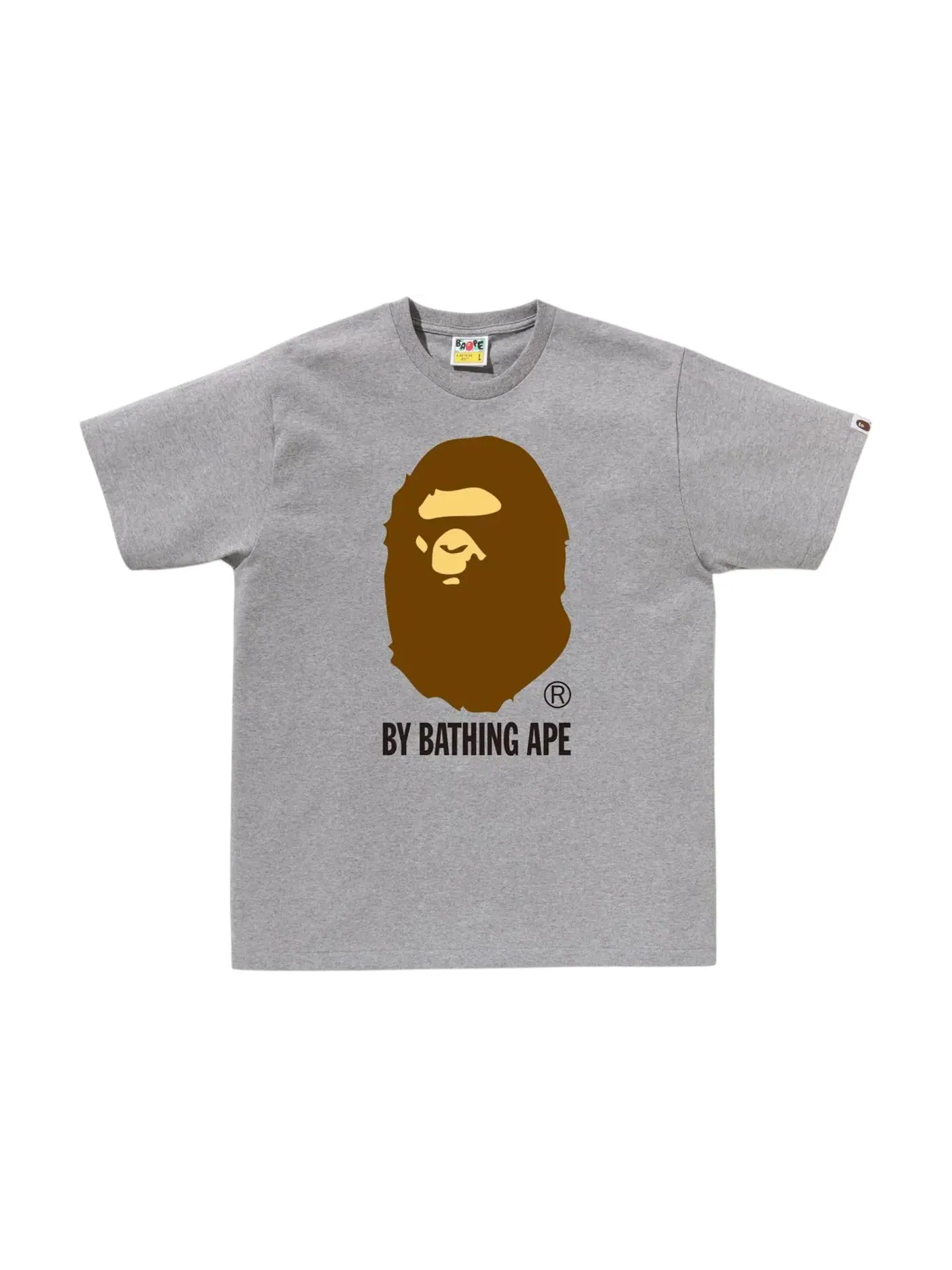 Мужская футболка с принтом BAPE Tee (FW25) BAPE — изображение 1 из 1, серый