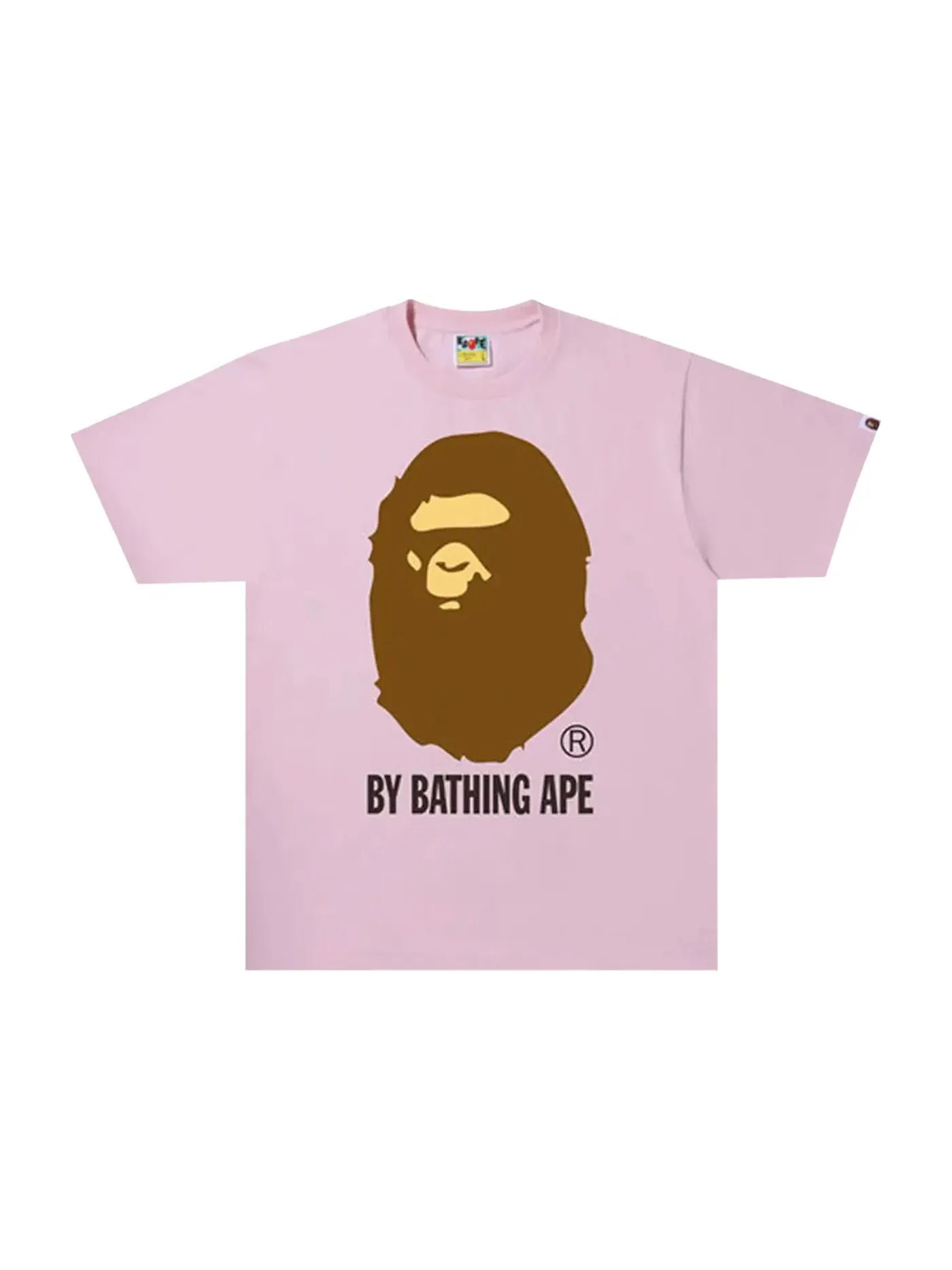 Мужская футболка с принтом BAPE Tee (FW25) — изображение 1 из 1, розовый