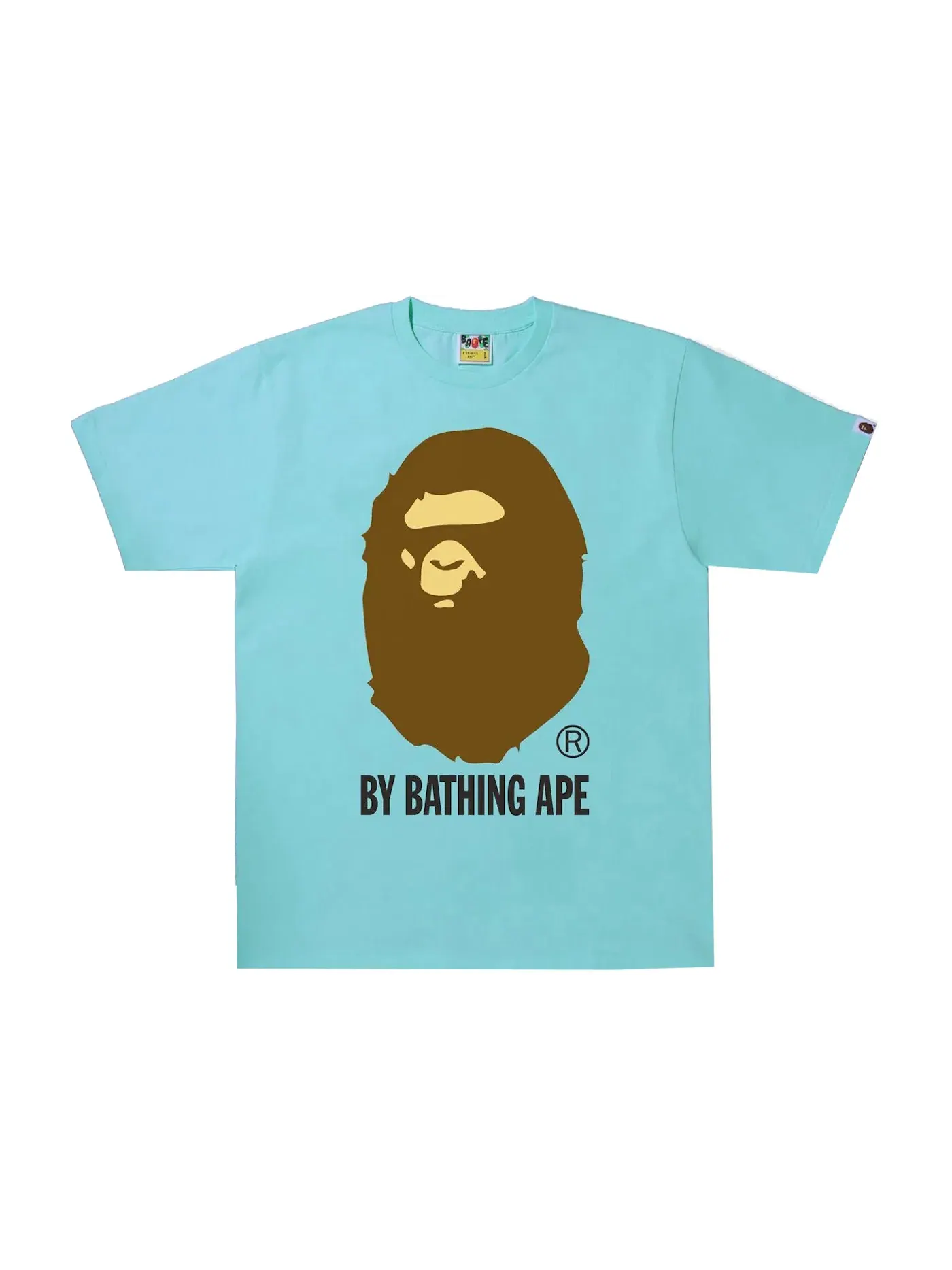 Мужская футболка с принтом Tee BAPE, Sax — изображение 1 из 1