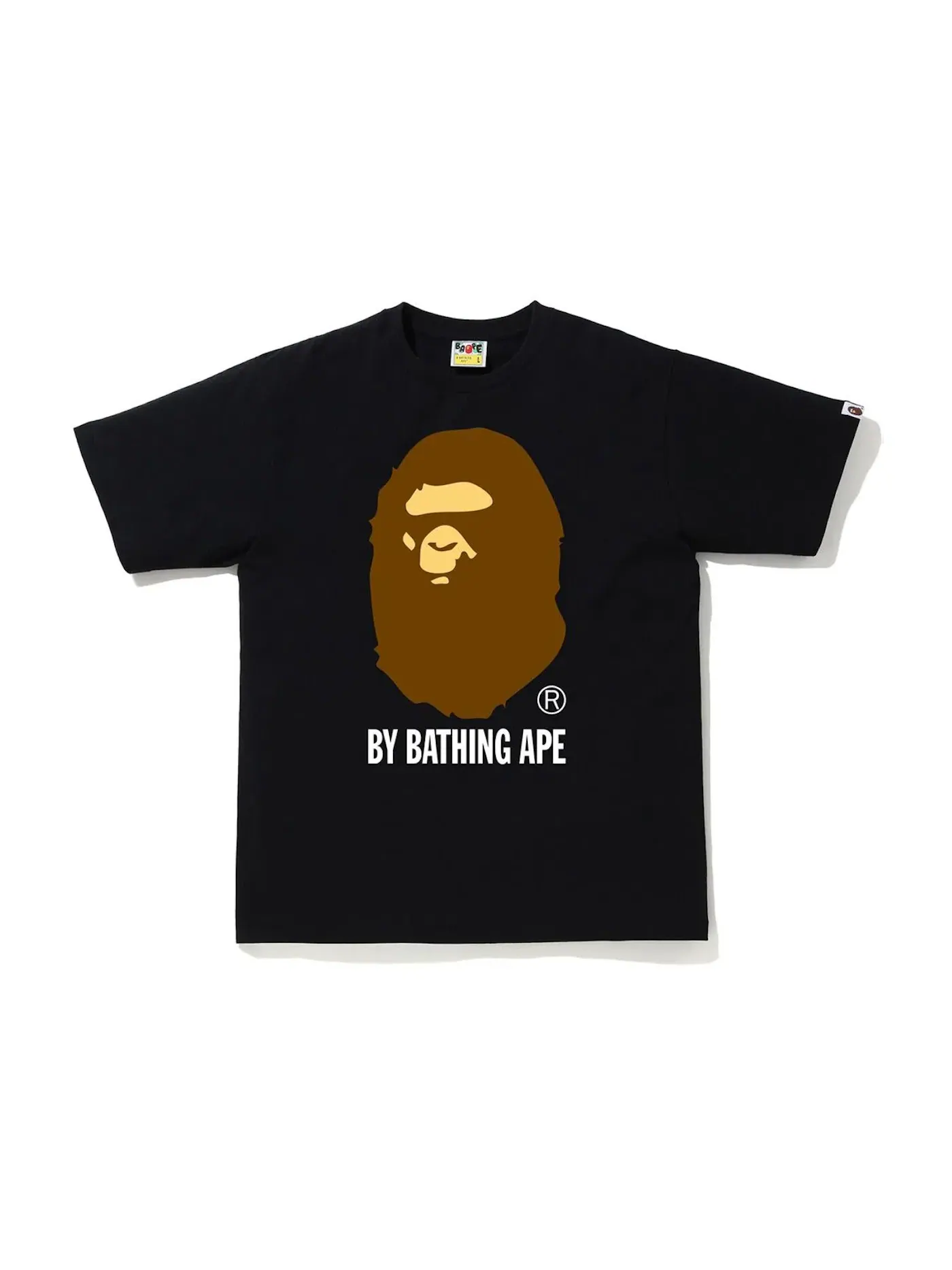 Мужская футболка с принтом Tee BAPE — изображение 1 из 1, черный