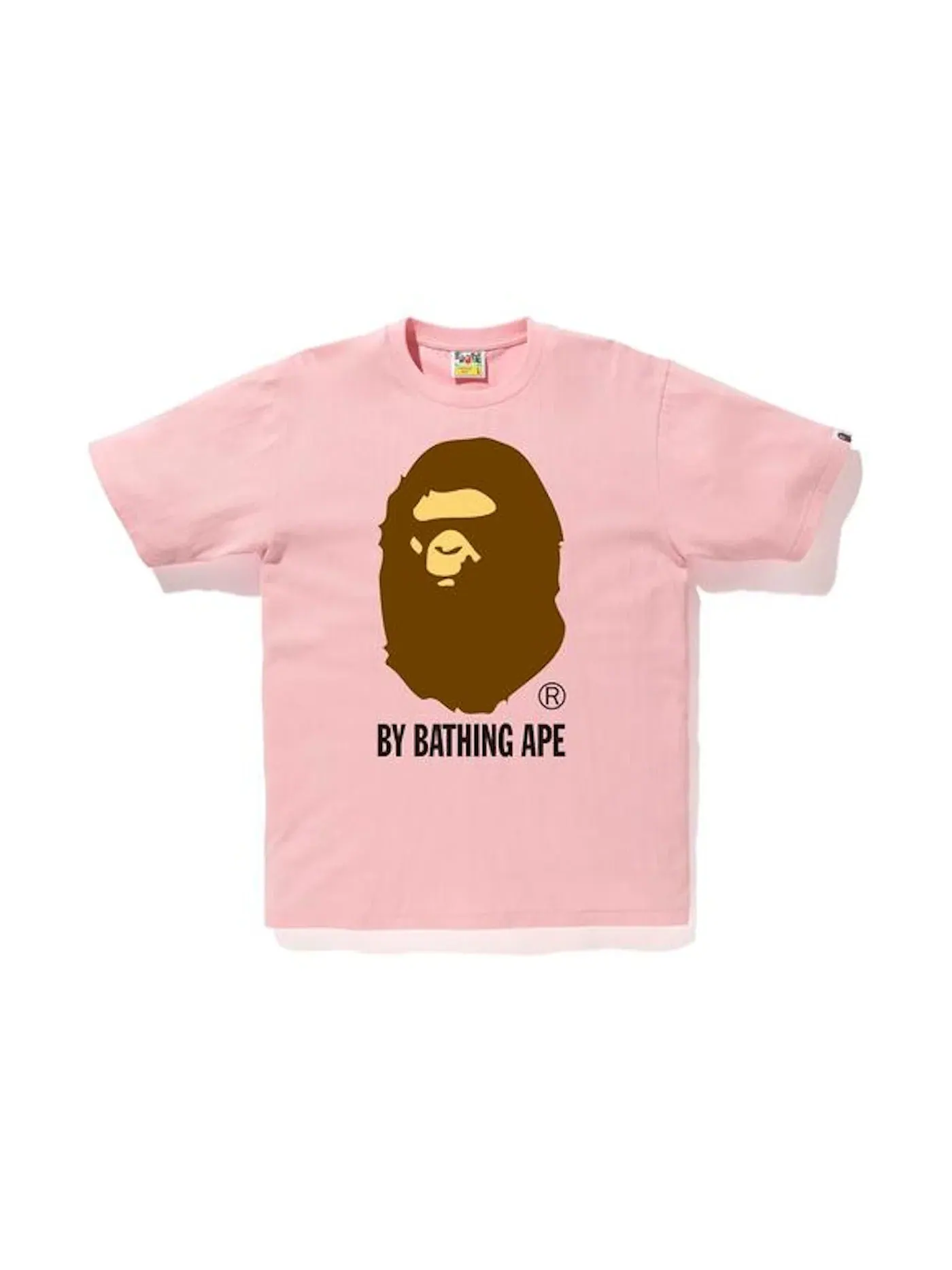 Мужская футболка с принтом Tee (SS20) BAPE — изображение 1 из 1, розовый