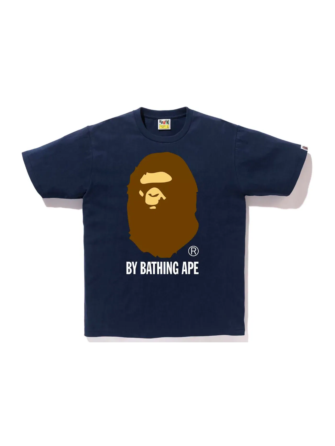 Мужская футболка с коротким рукавом Tee (SS22) BAPE — изображение 1 из 1, темно-синий