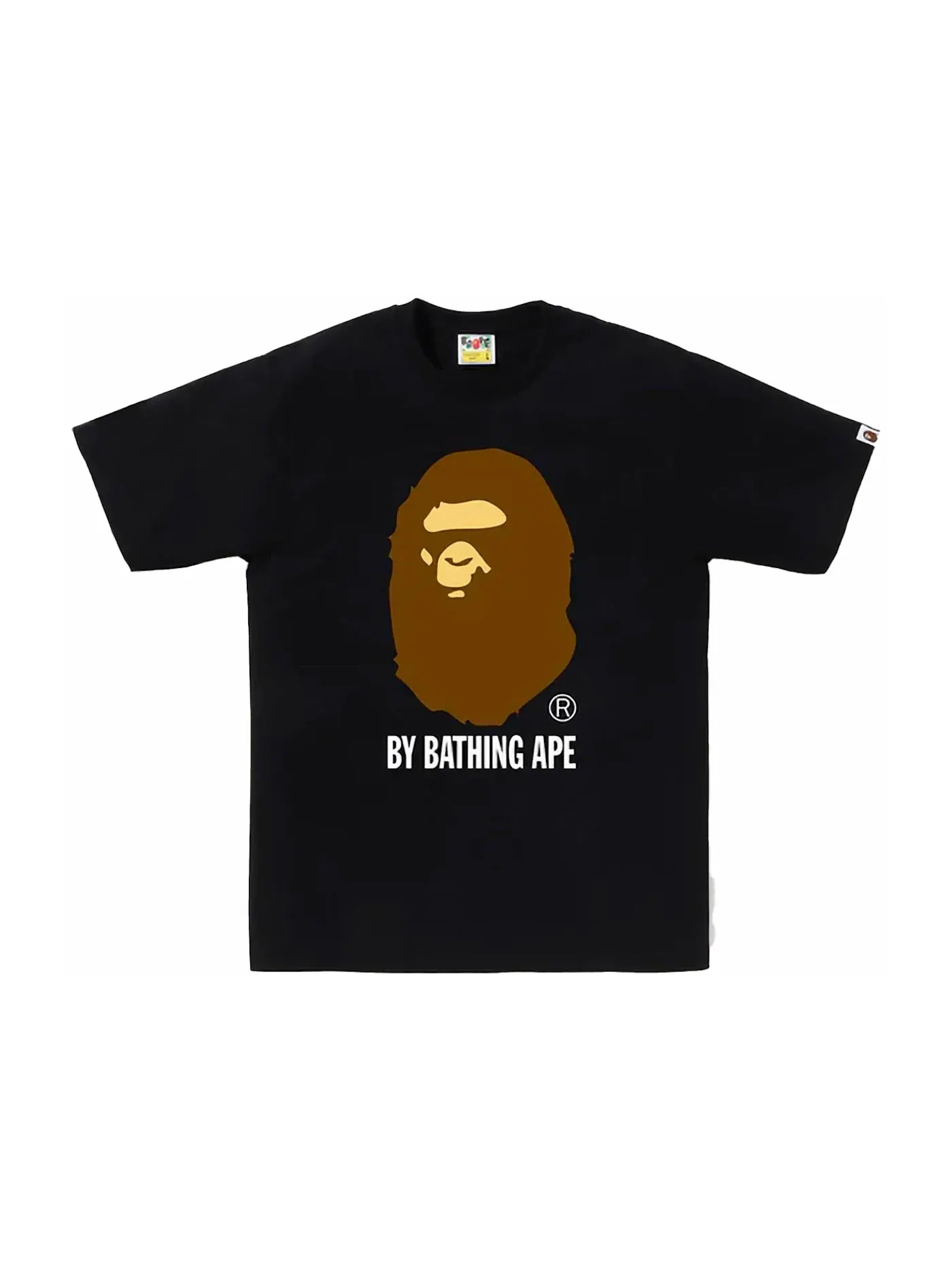Мужская футболка с принтом BAPE Tee (SS24) BAPE — изображение 1 из 1, черный