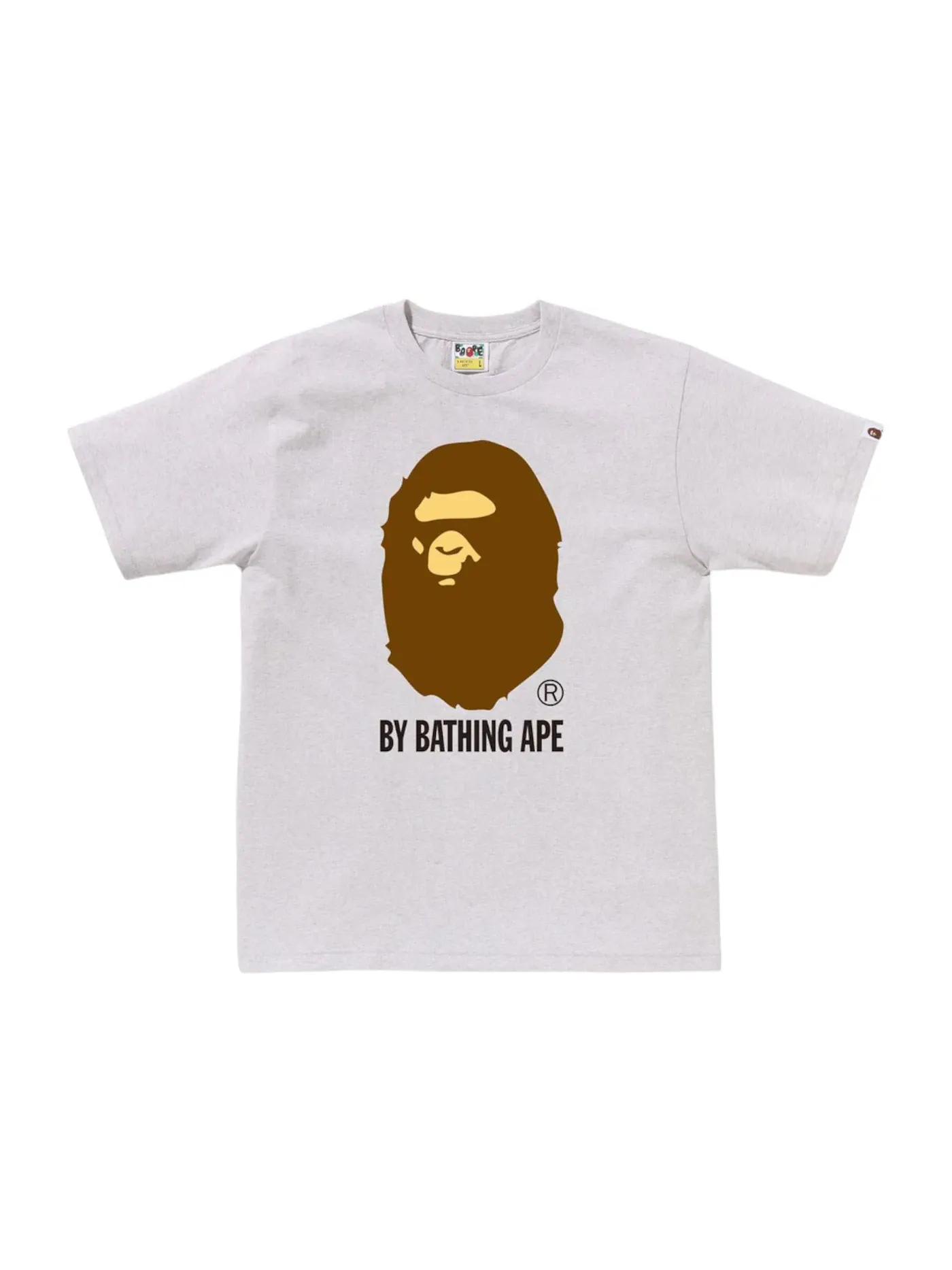 Мужская футболка с принтом BAPE Tee (SS25) BAPE — изображение 1 из 1, серый