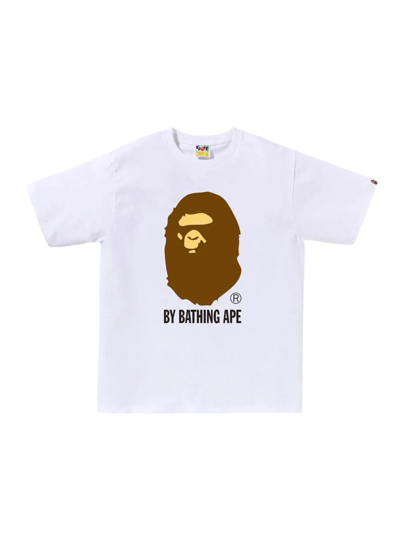 Мужская футболка с принтом Tee (SS25) BAPE — изображение 1 из 1, белый