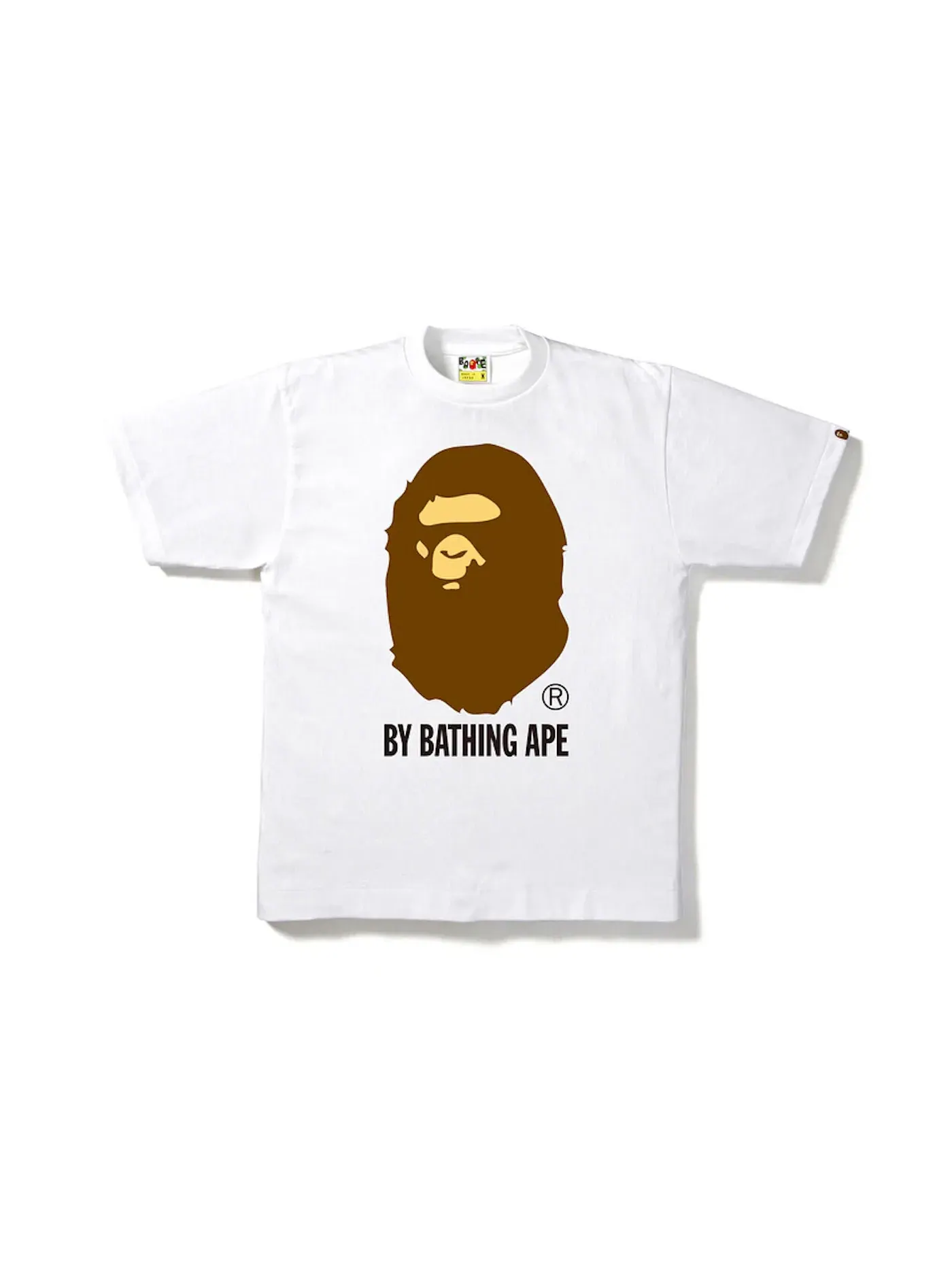 Мужская футболка с принтом BAPE Tee BAPE — изображение 1 из 1, белый