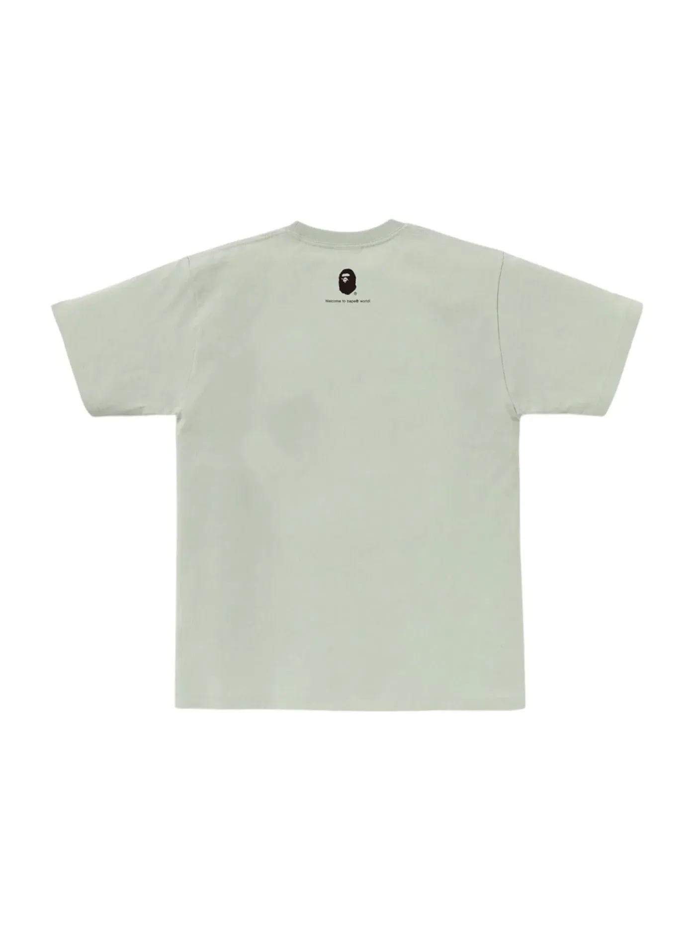 Мужская футболка с принтом BAPE Camo Go Ape Pointer Big Ape Head Tee BAPE — изображение 2 из 2, зеленый