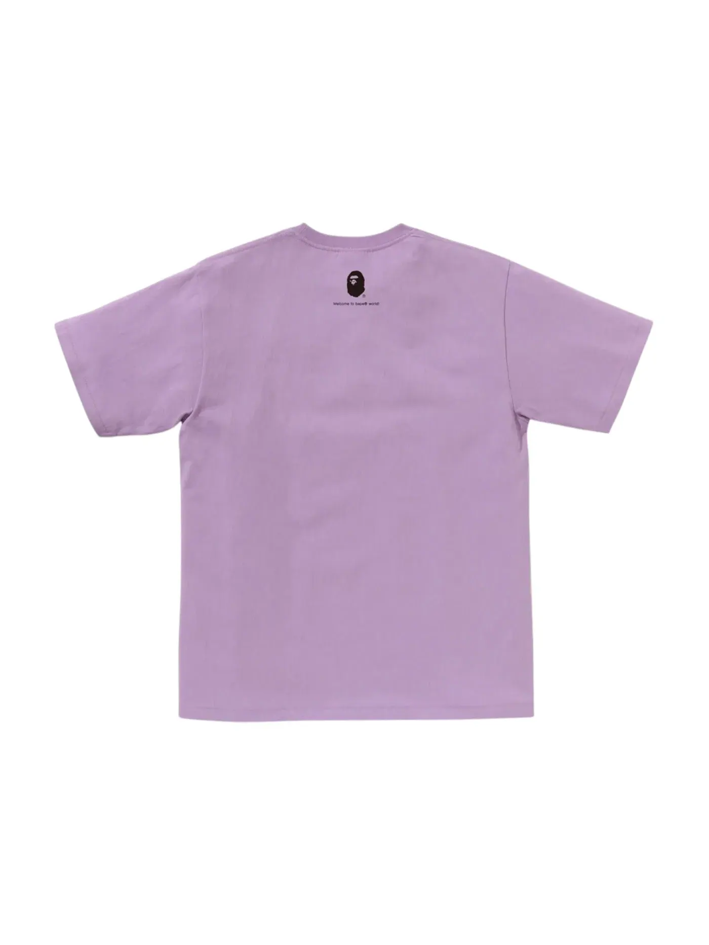 Мужская футболка с принтом BAPE Camo Go Ape Pointer Big Ape Head Tee BAPE — изображение 2 из 2, фиолетовый
