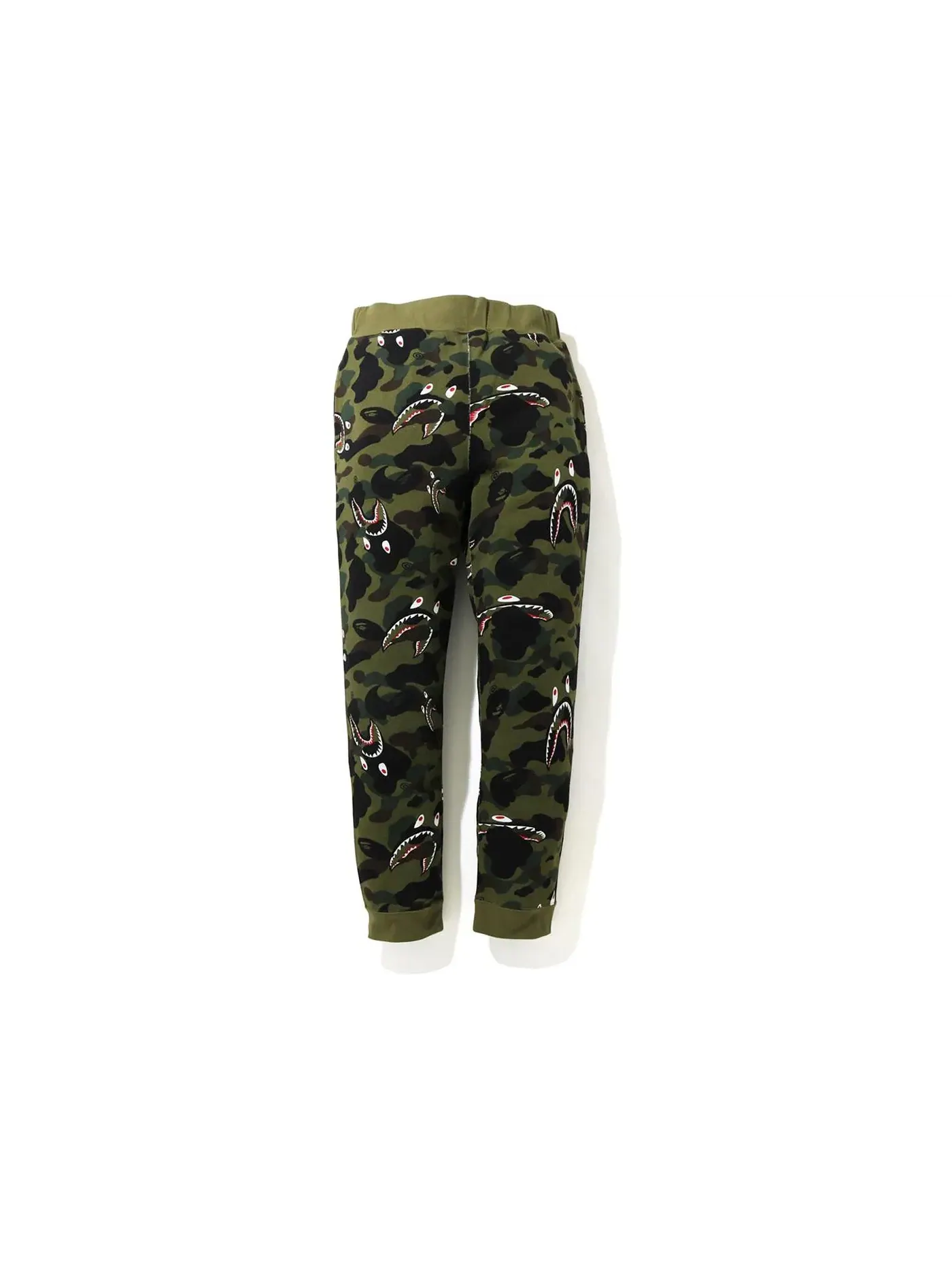 Мужские спортивные штаны с камуфляжным принтом BAPE Shark 1st Camo Sweat Pants FW20 — изображение 1 из 1, зеленый
