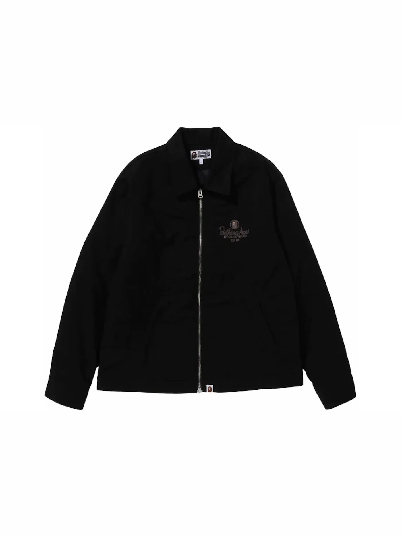 Мужская куртка-рубашка из холста BAPE — изображение 1 из 2, черный