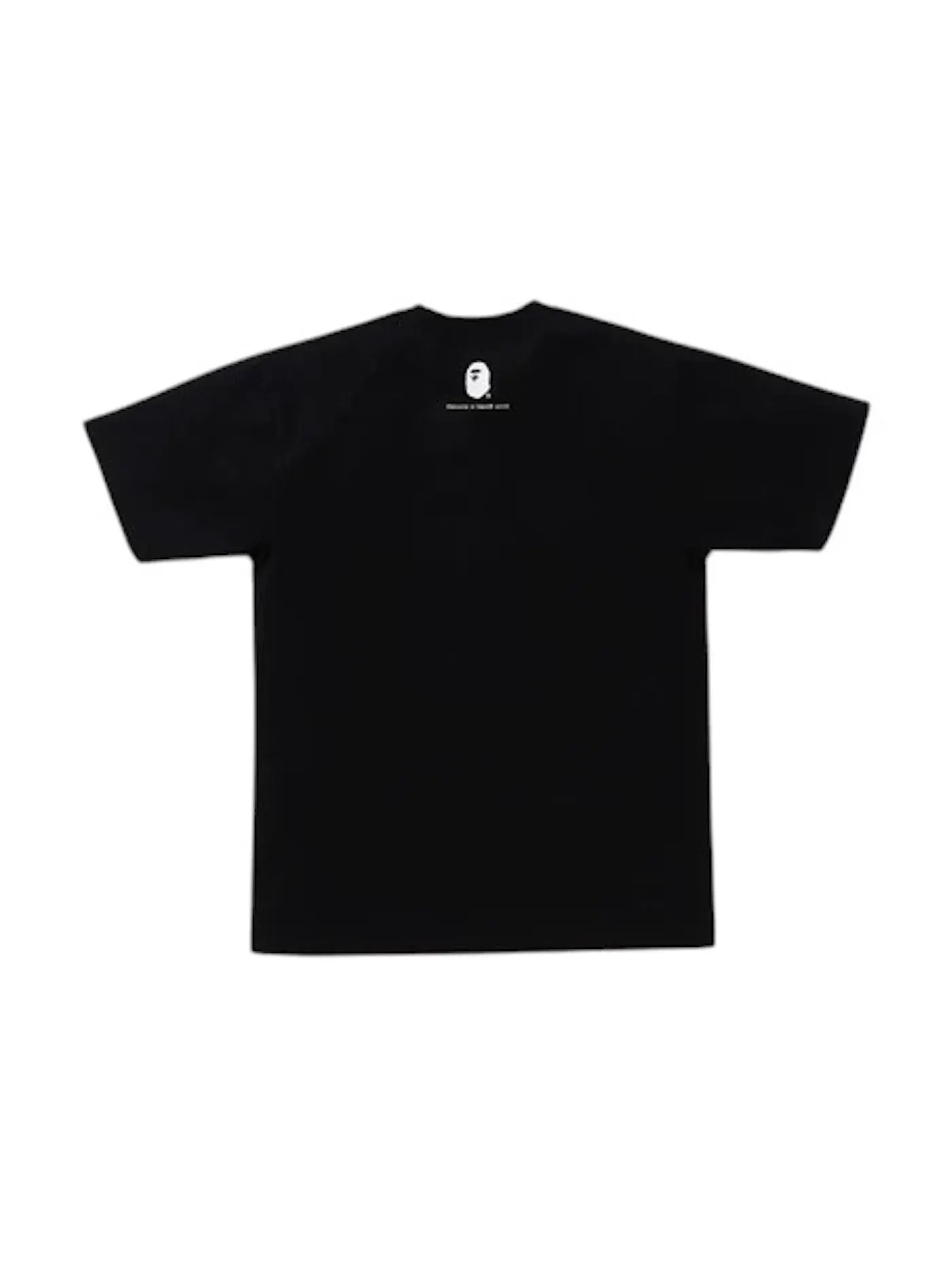 Мужская футболка с принтом BAPE Tee BAPE — изображение 2 из 2, черный/серебристый