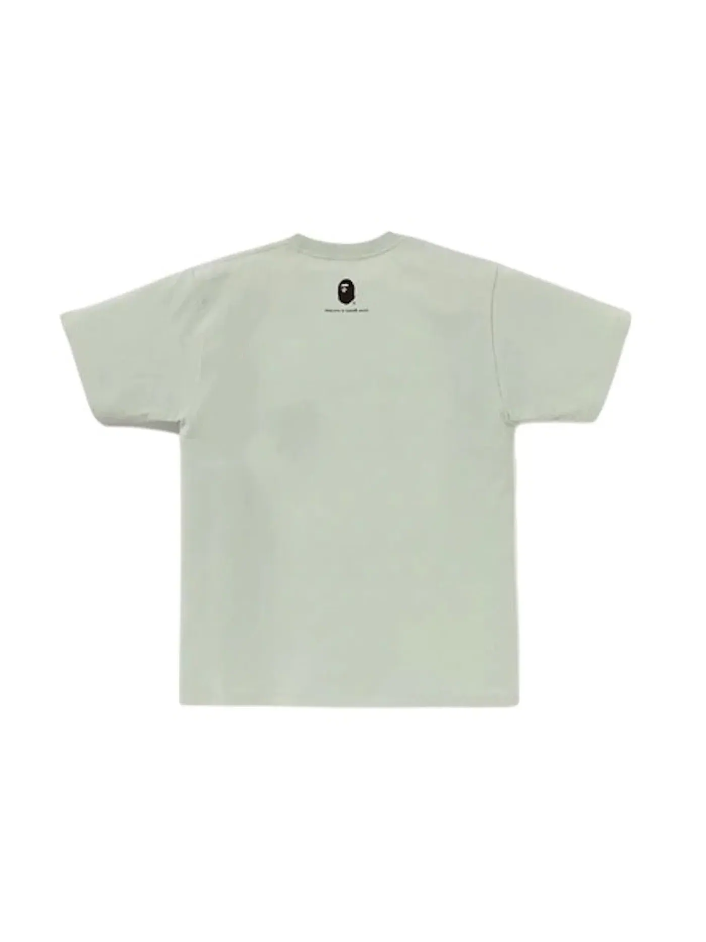 Мужская футболка с принтом BAPE Tee BAPE — изображение 2 из 2, зеленый/золотистый