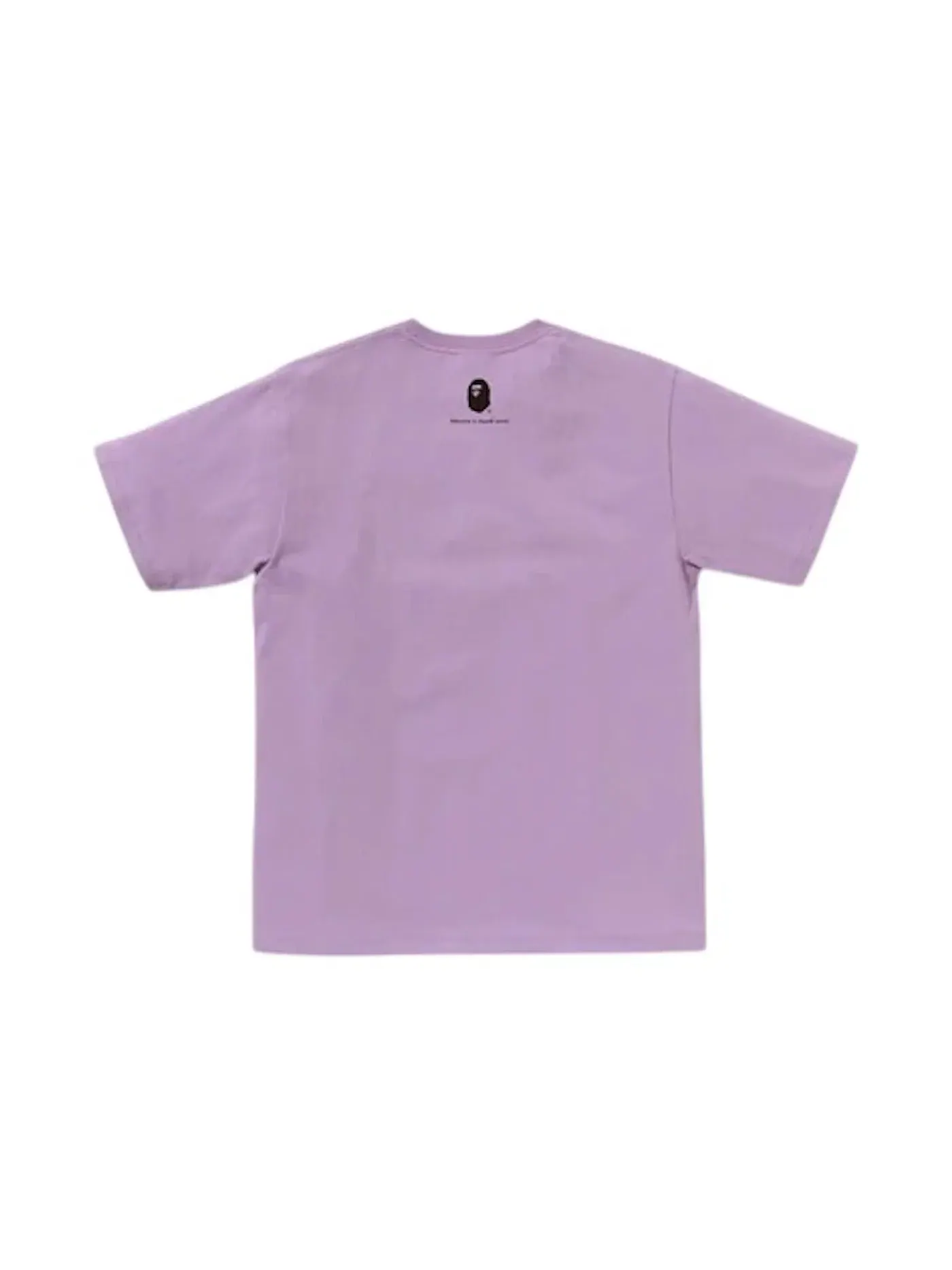 Мужская футболка с принтом BAPE Tee BAPE — изображение 2 из 2, фиолетовый зеленый