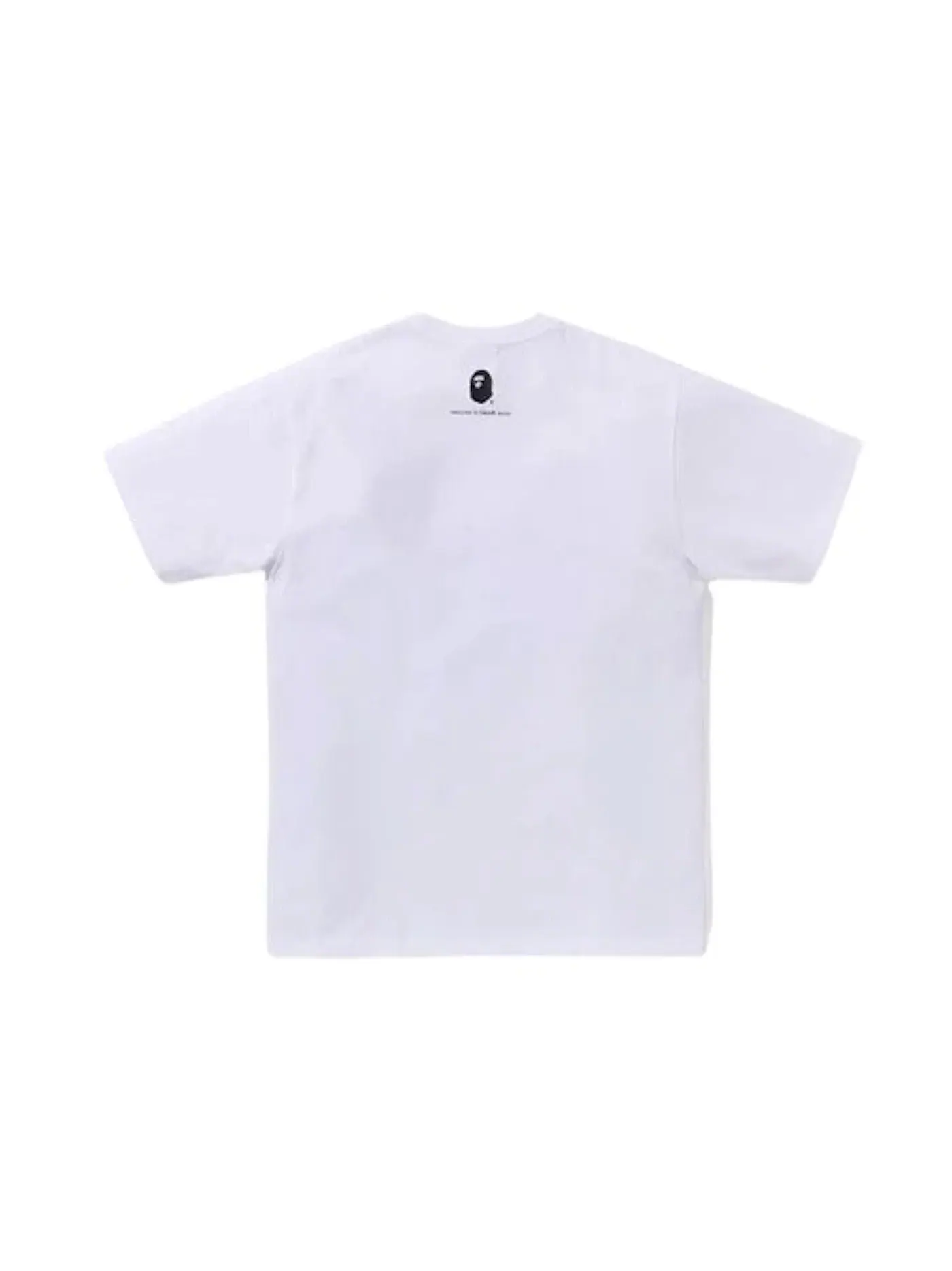 Мужская футболка с принтом BAPE Tee BAPE — изображение 2 из 2, белый/черный