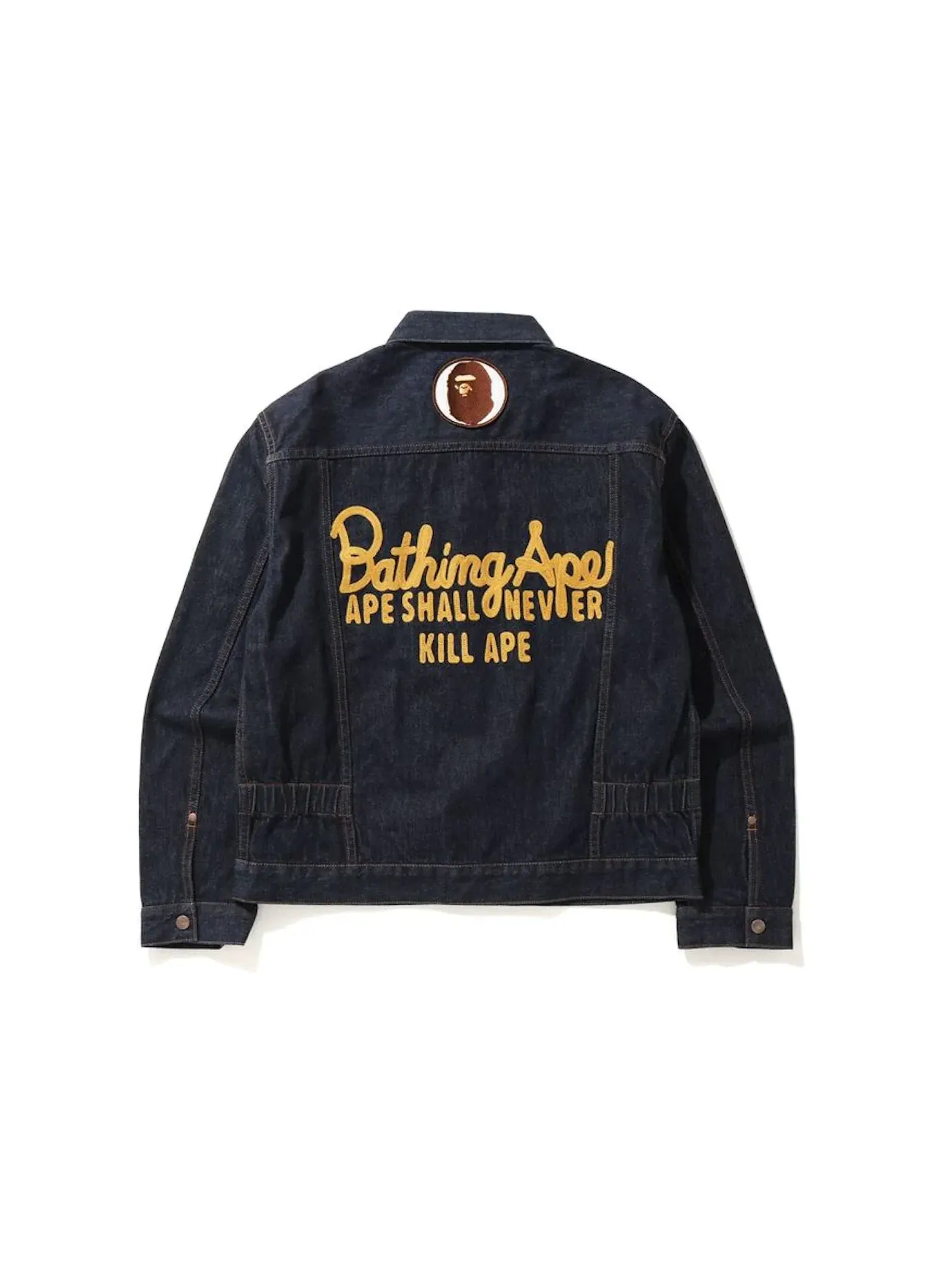 Мужская джинсовая куртка BAPE Champion Denim Jacket — изображение 1 из 2, синий