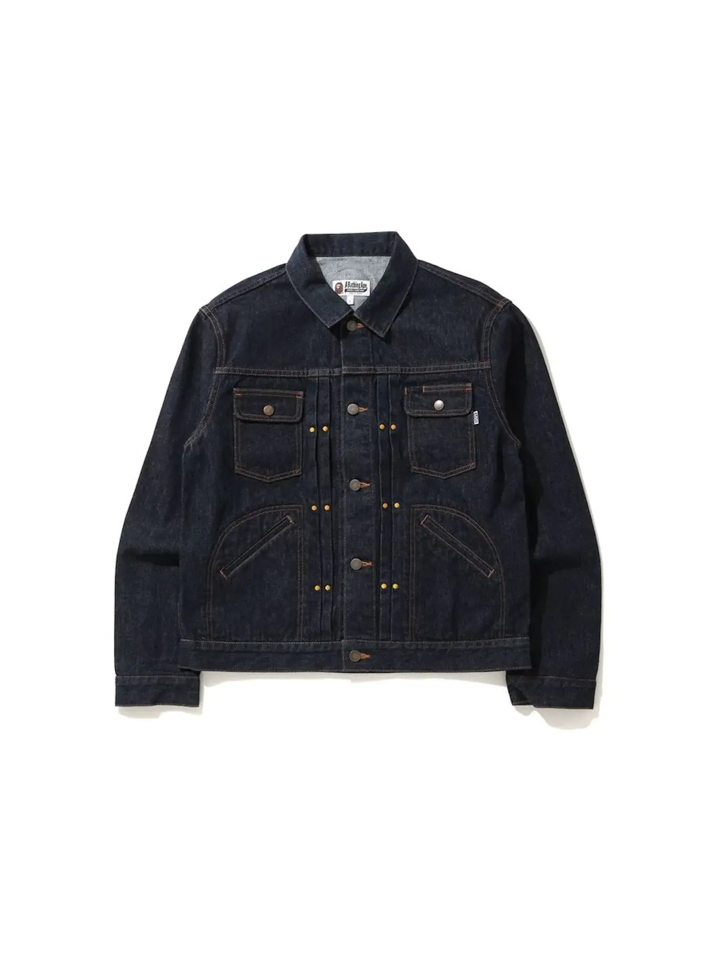 Мужская джинсовая куртка BAPE Champion Denim Jacket — изображение 2 из 2, синий
