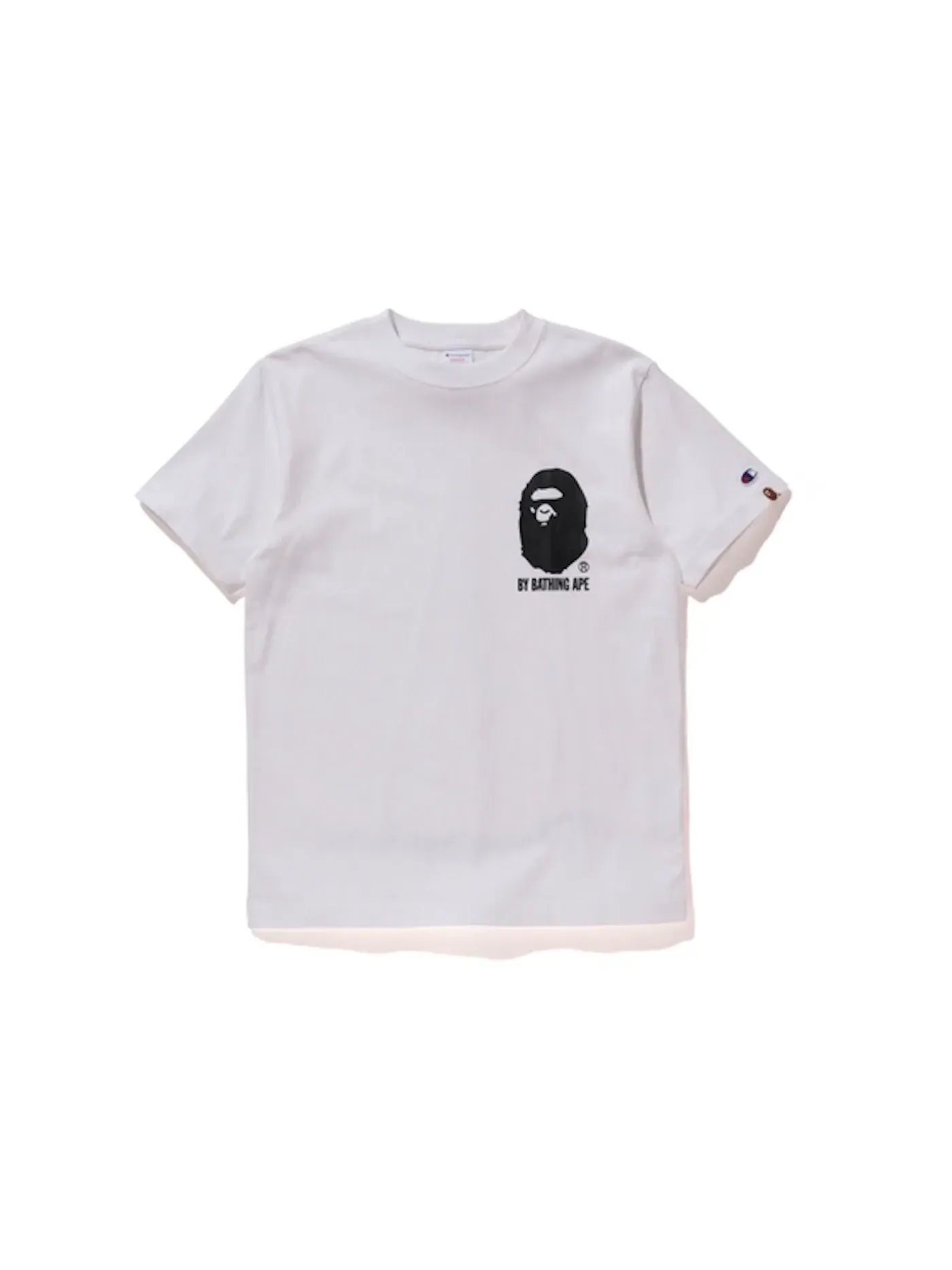Мужская футболка с принтом Championtee BAPE — изображение 1 из 1, белый
