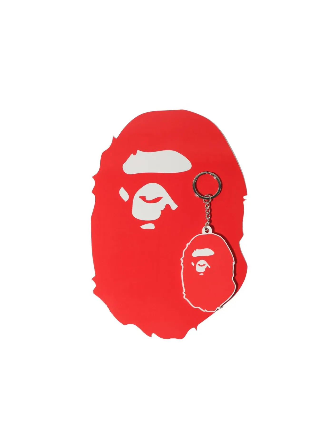 Мужские шорты с узором Gift Check BAPE — изображение 2 из 3, красный
