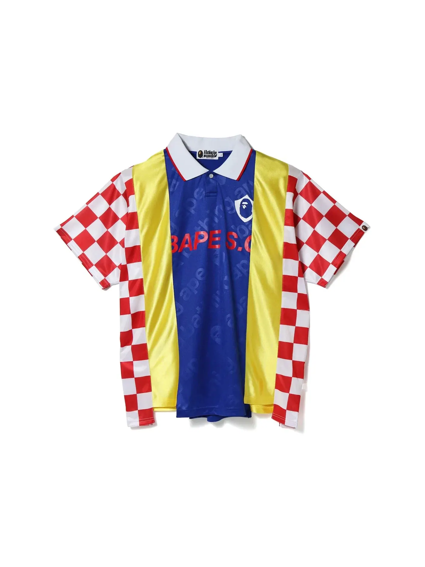 Мужская джерси с принтом Jersey BAPE — изображение 1 из 2, мульти