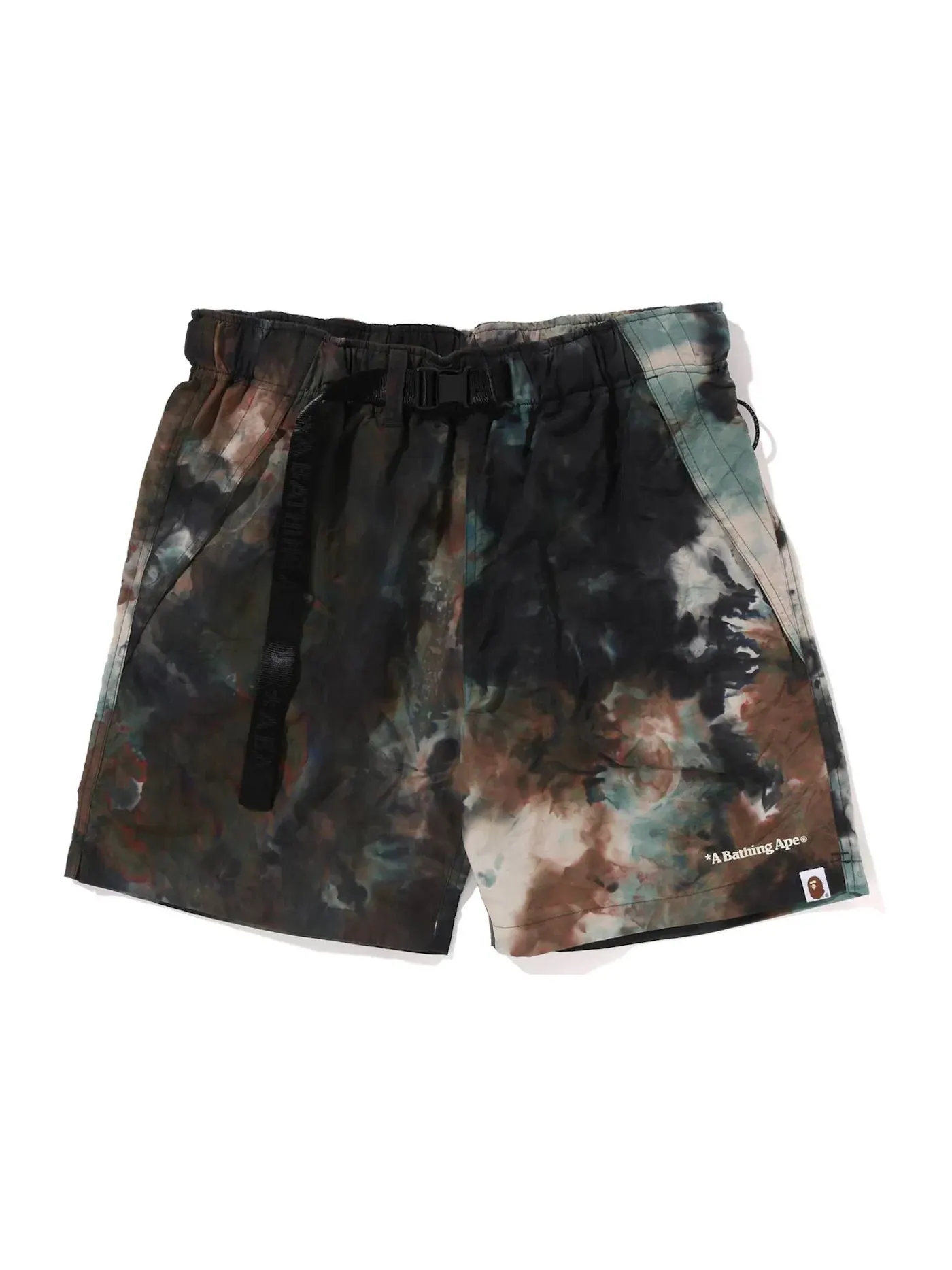 Мужские шорты с эффектом тай-дай BAPE — изображение 1 из 2, коричневый