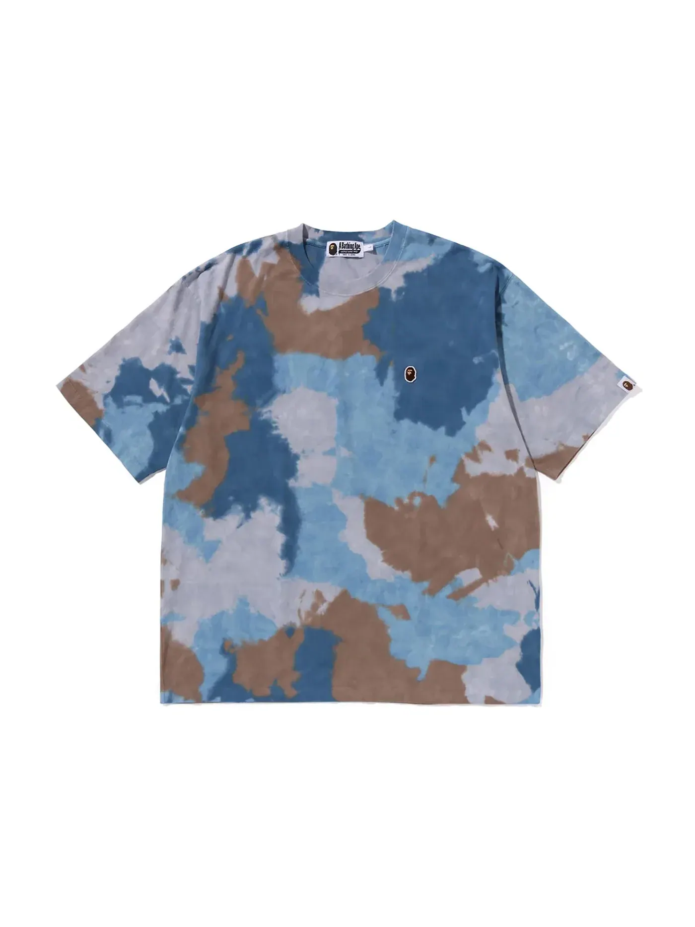 Мужская футболка свободного кроя BAPE Tee — изображение 1 из 1, синий