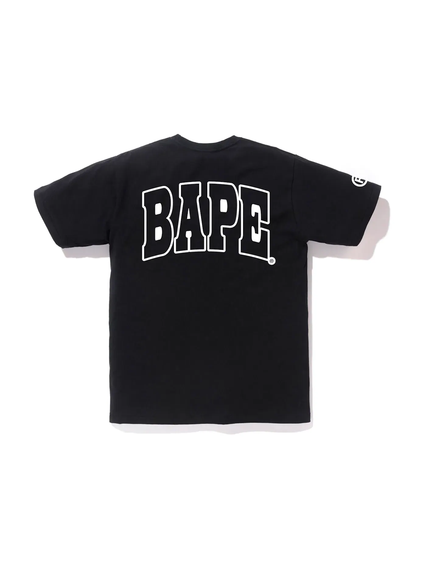 Мужская футболка с принтом City Camo 2nd Ape Tee BAPE — изображение 2 из 3, черный/белый