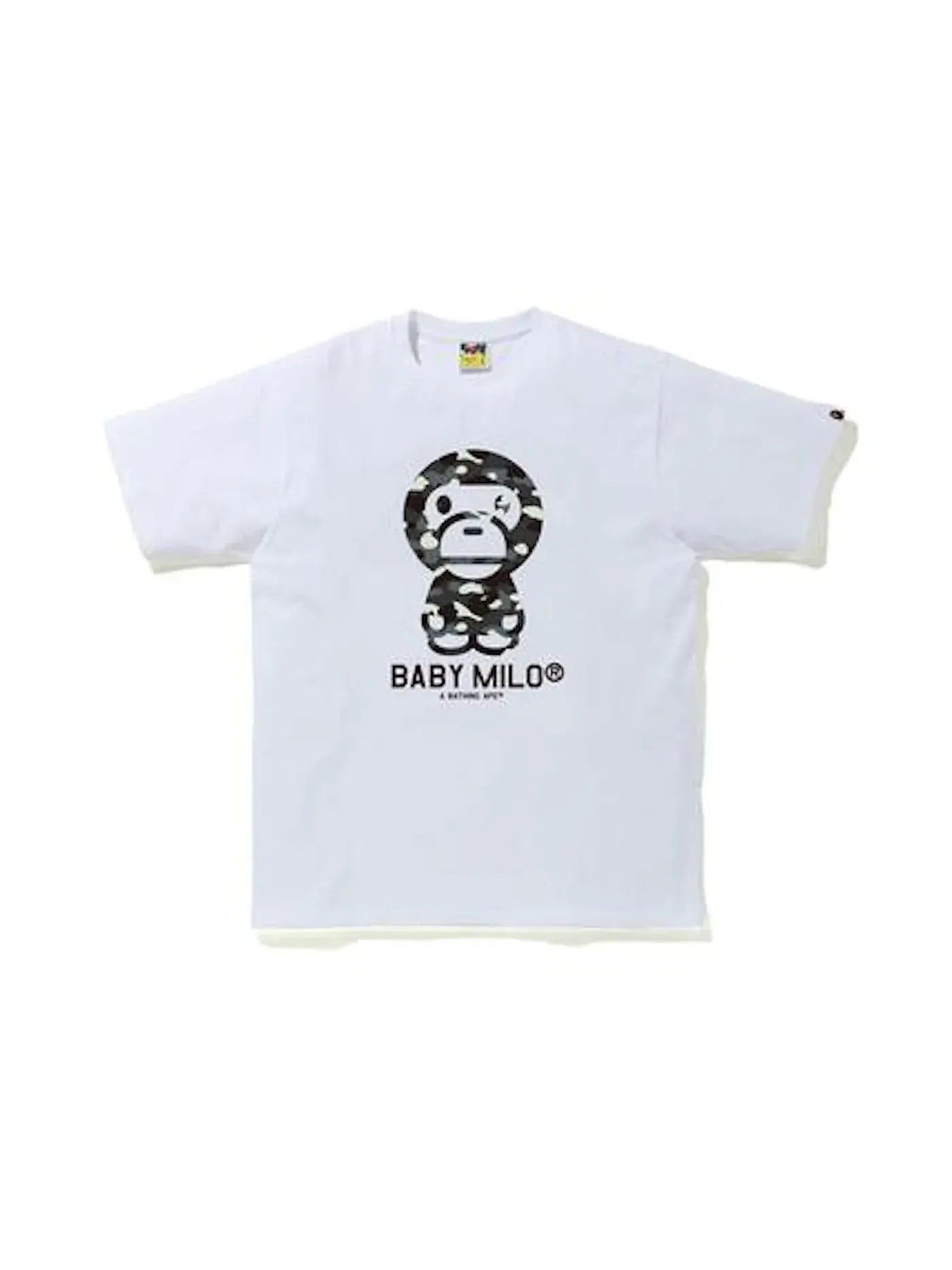 Мужская футболка с принтом BAPE City Camo Baby Milo Tee — изображение 1 из 2, белый