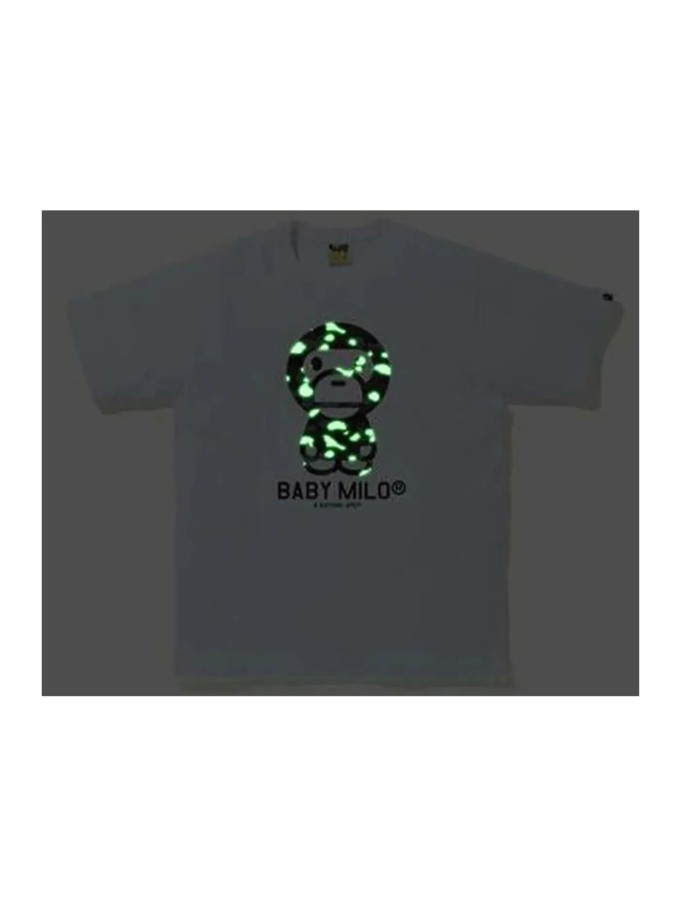 Мужская футболка с принтом BAPE City Camo Baby Milo Tee — изображение 2 из 2, белый