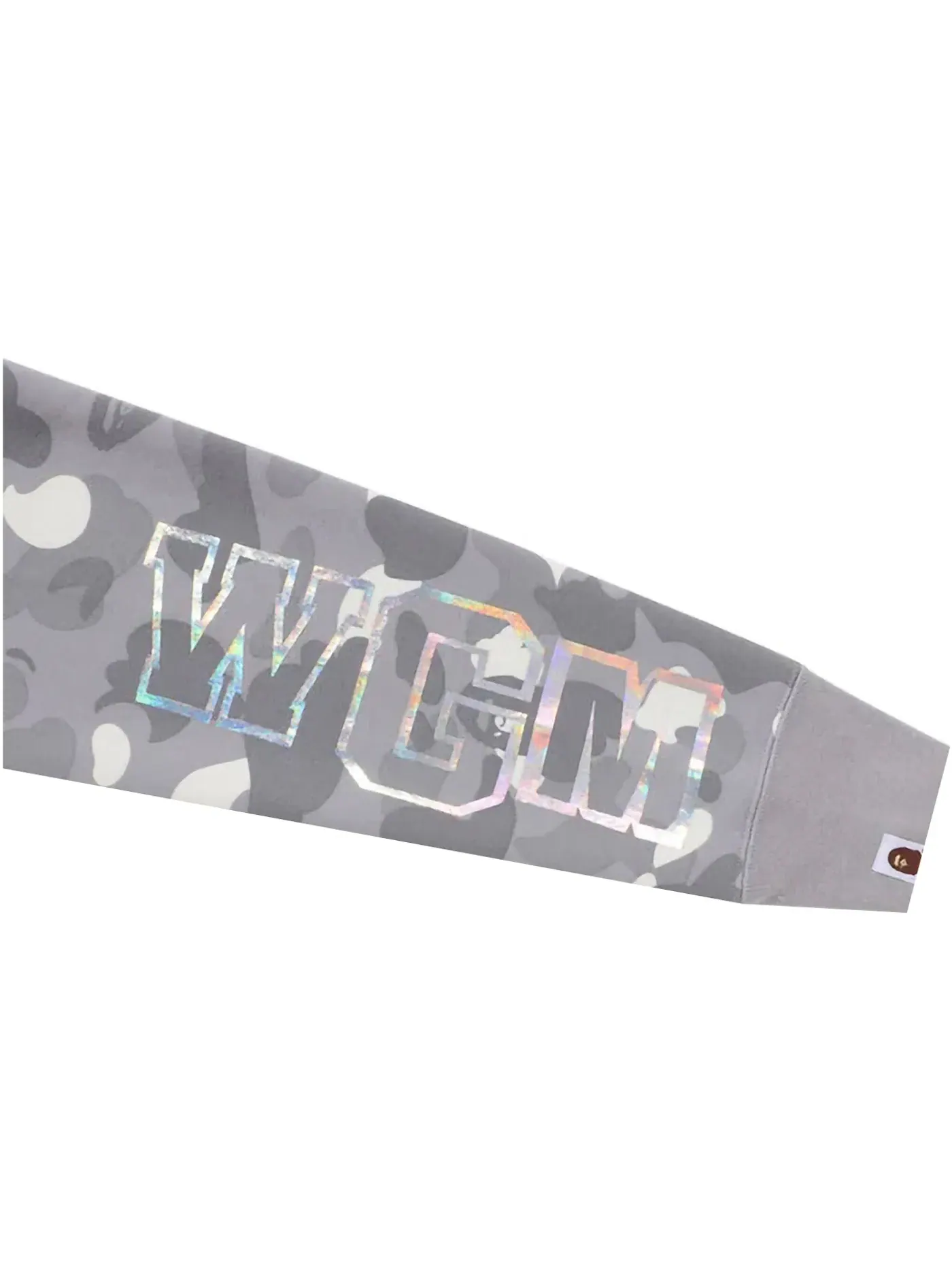 Мужской свитшот с камуфляжным принтом BAPE City Camo Shark Crewneck (SS24) — изображение 2 из 2, серый