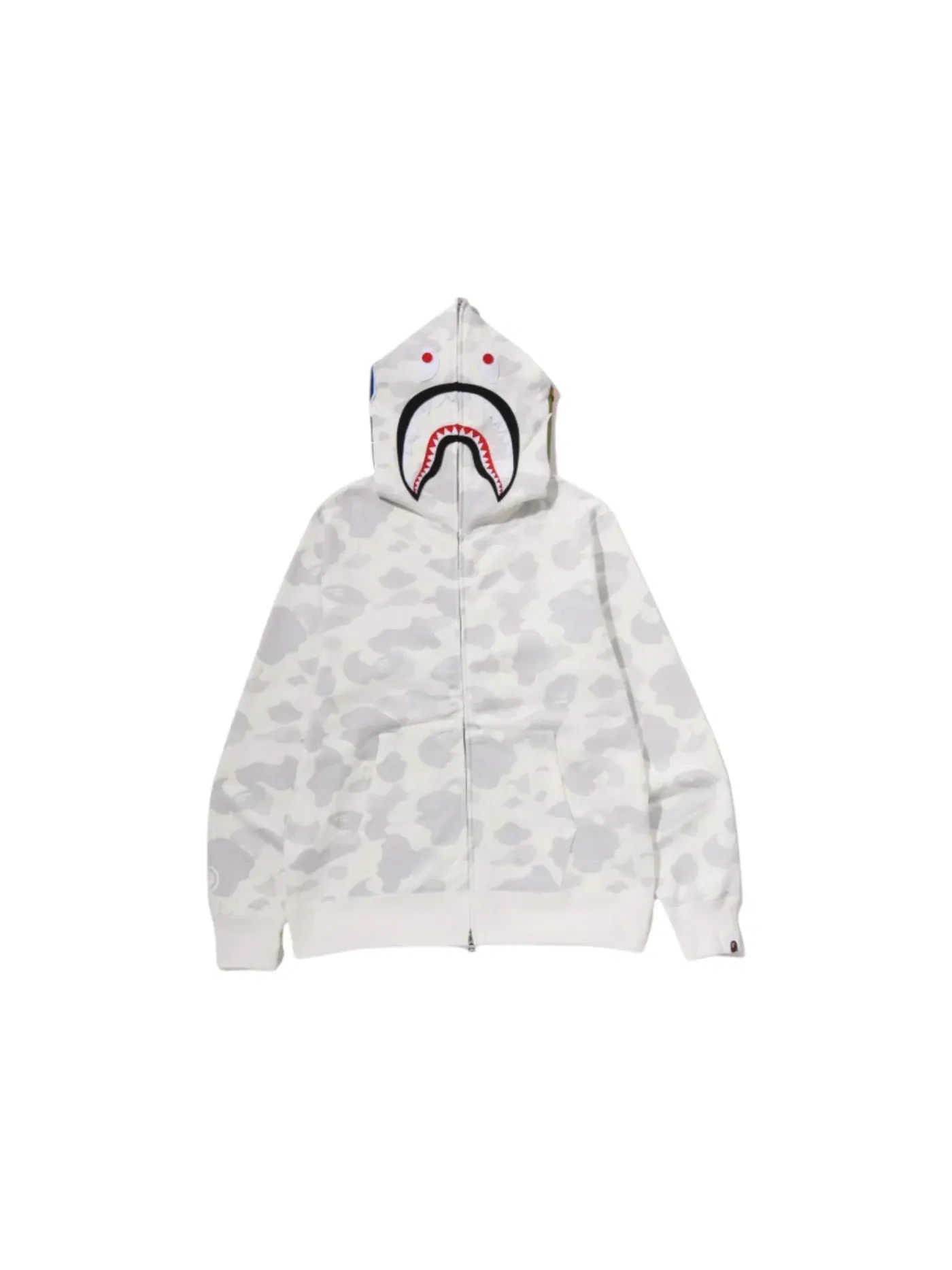 Мужская худи с камуфляжным принтом BAPE Hoodie (SS26) — изображение 1 из 2, кремовый