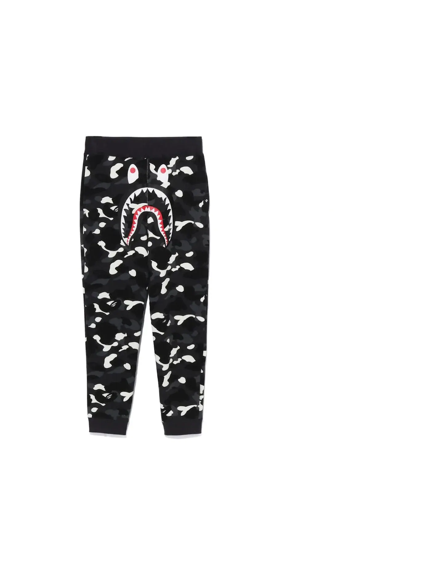 Мужские спортивные штаны с принтом BAPE City Camo Shark Sweatpants BAPE — изображение 1 из 3, черный